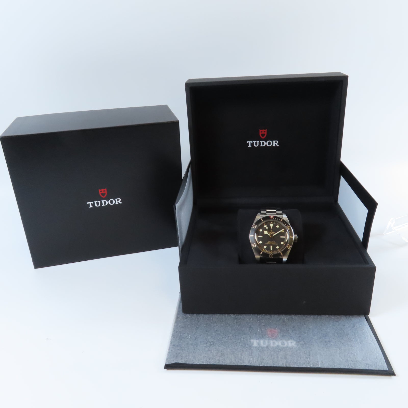 TUDOR Black Bay 58不鏽鋼自動機芯手錶黑色
