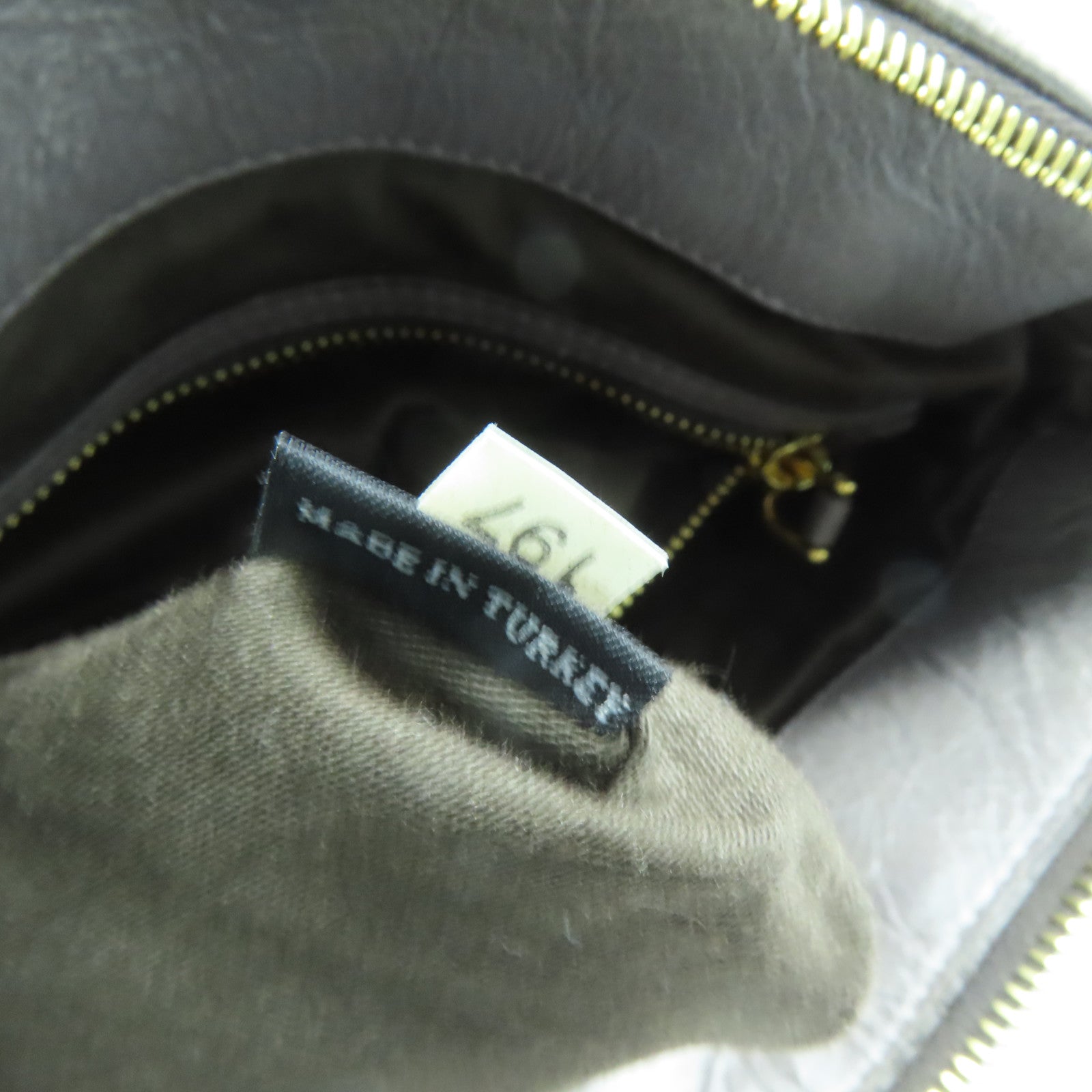 Miu Miu 牛皮皮革2 Way Shoulder Bag金扣手挽肩背兩用袋灰色