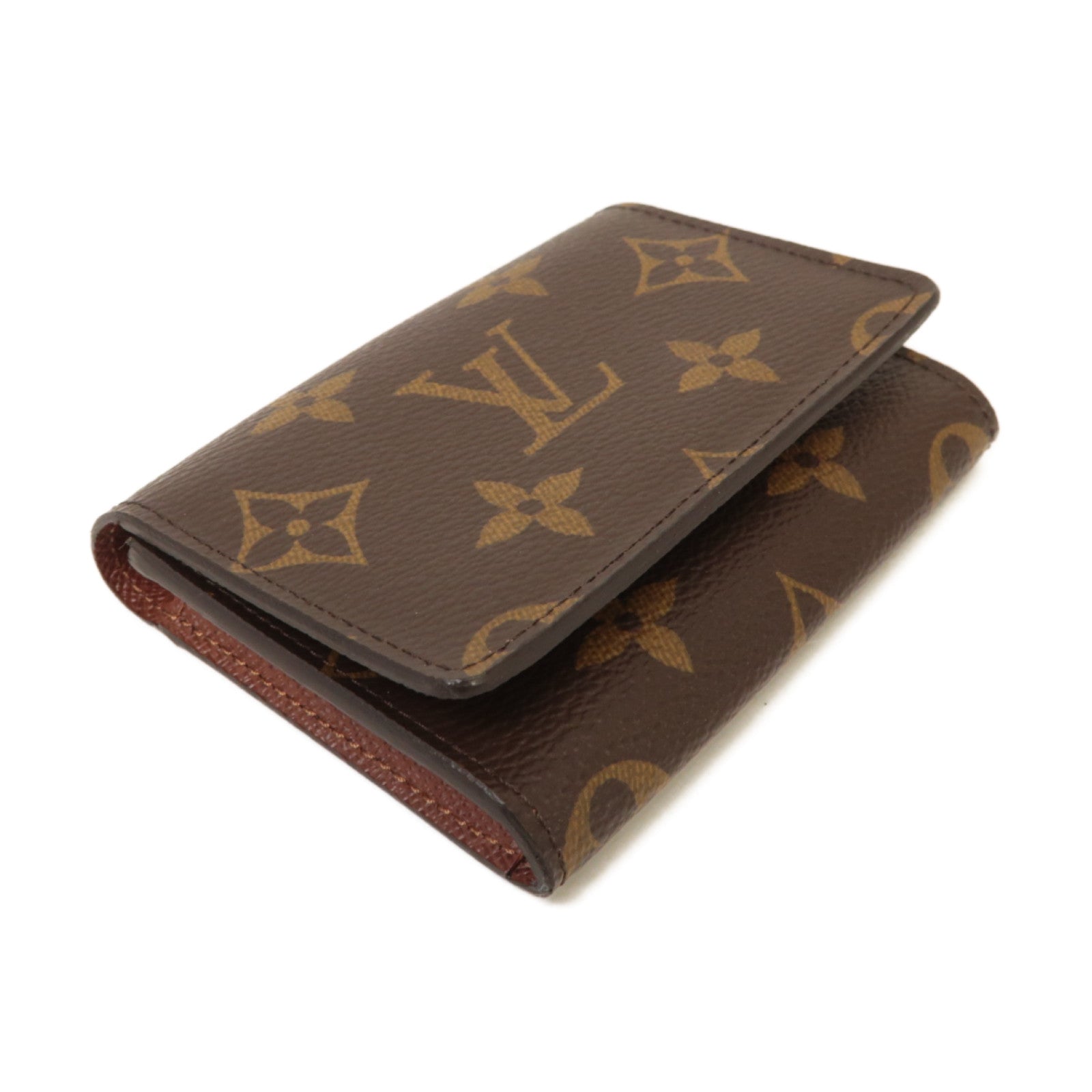 LOUIS VUITTON Monogram Card Case卡片套啡色