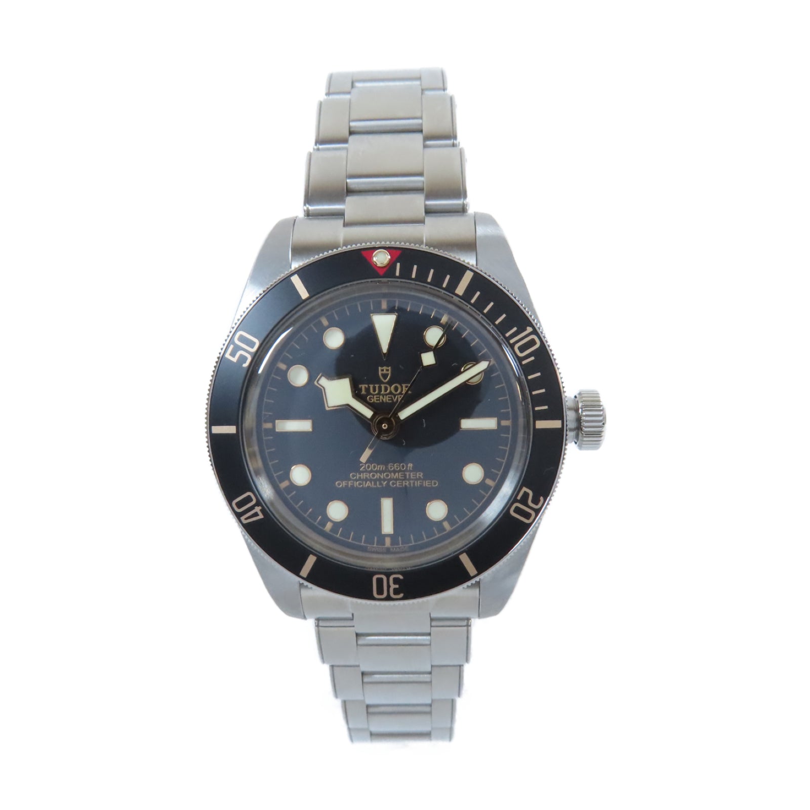 TUDOR Black Bay 58不鏽鋼自動機芯手錶黑色