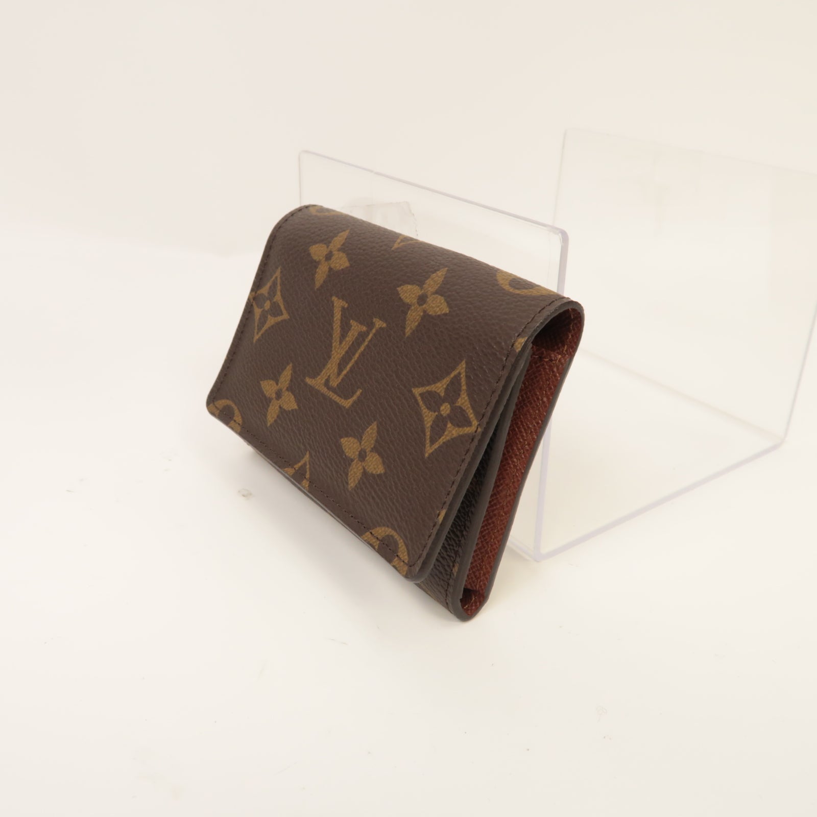 LOUIS VUITTON Monogram Card Case卡片套啡色
