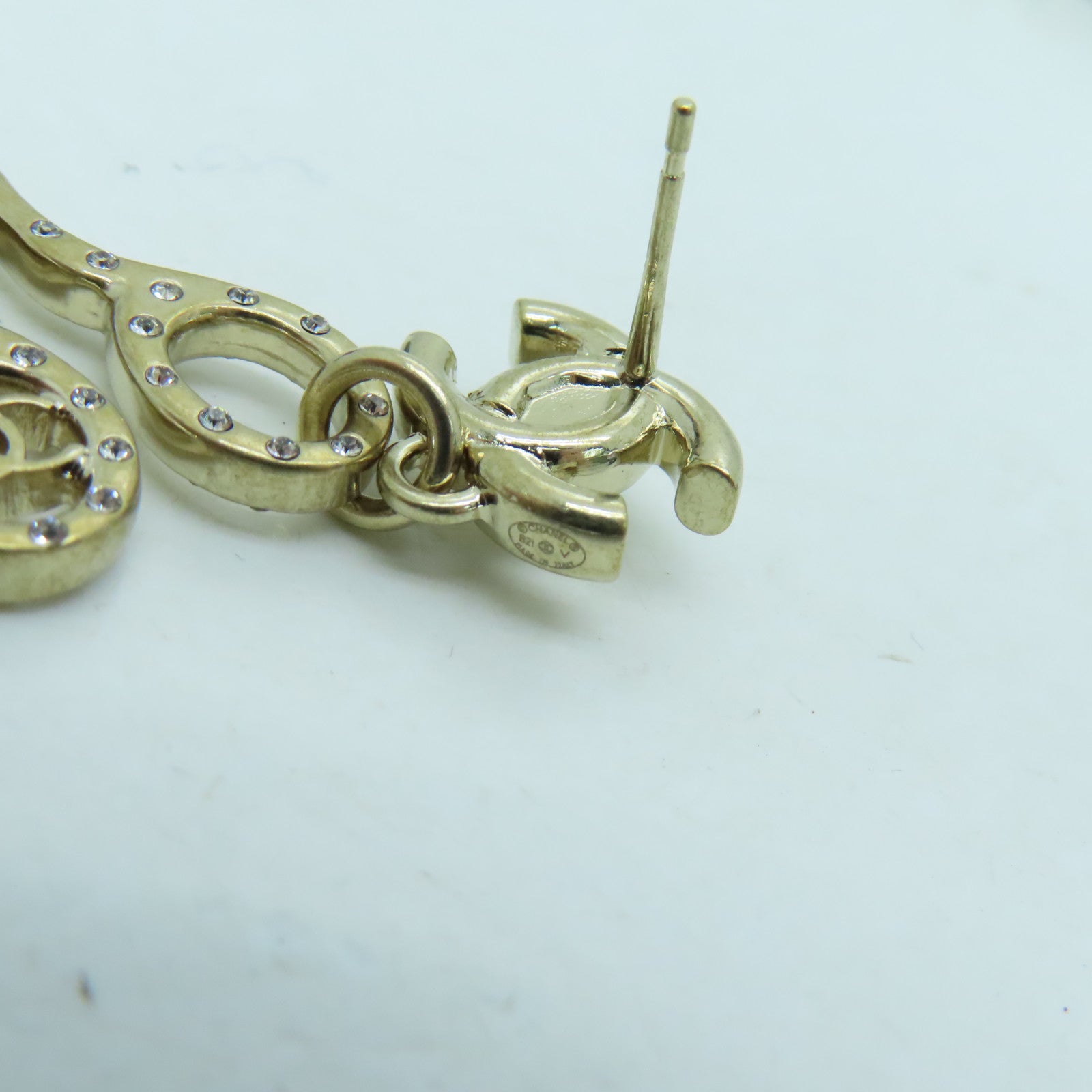 CHANEL 金属Earrings耳环金色