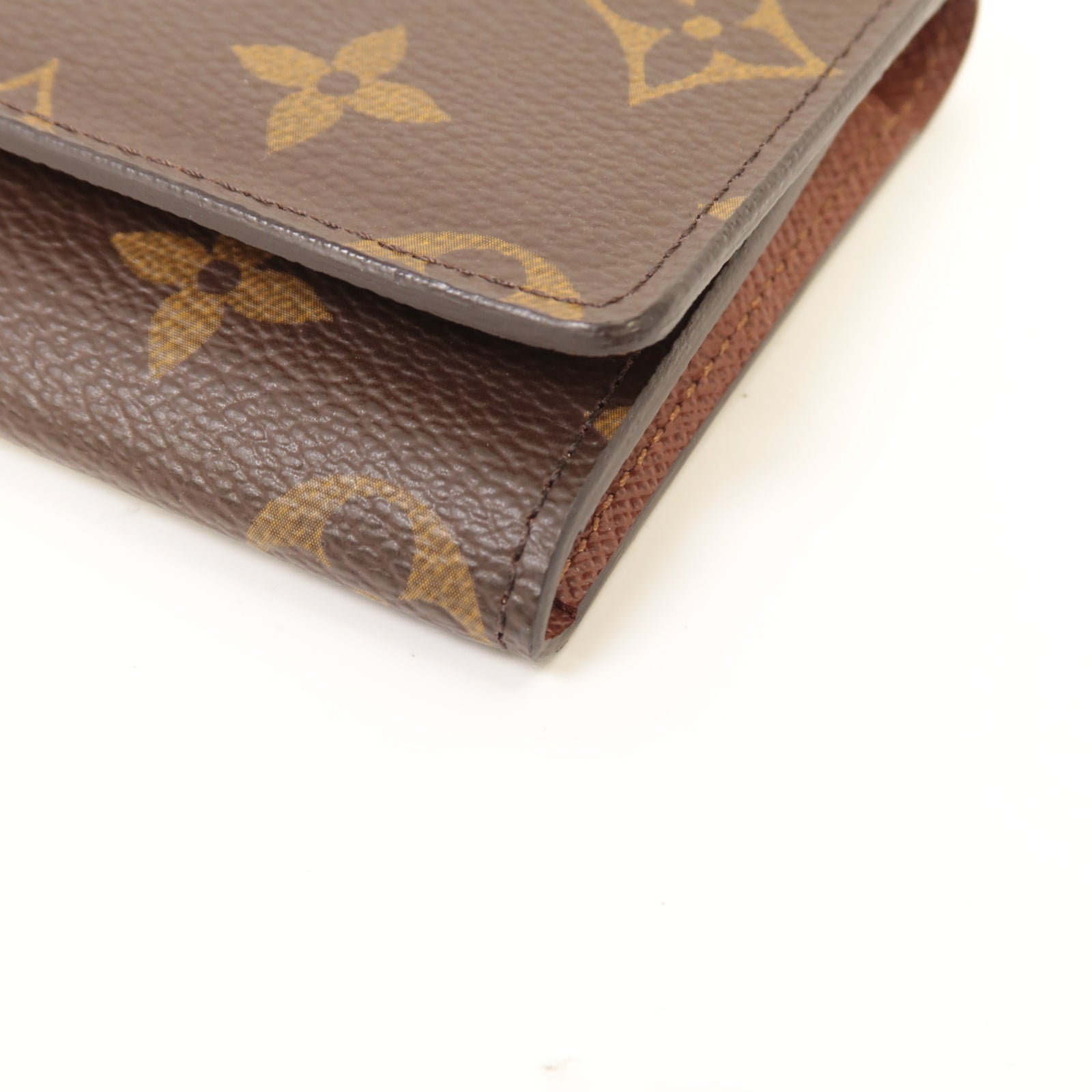 LOUIS VUITTON Monogram Card Case卡片套啡色
