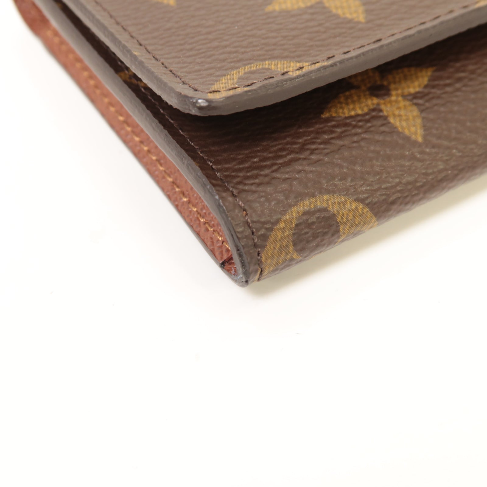 LOUIS VUITTON Monogram Card Case卡片套啡色