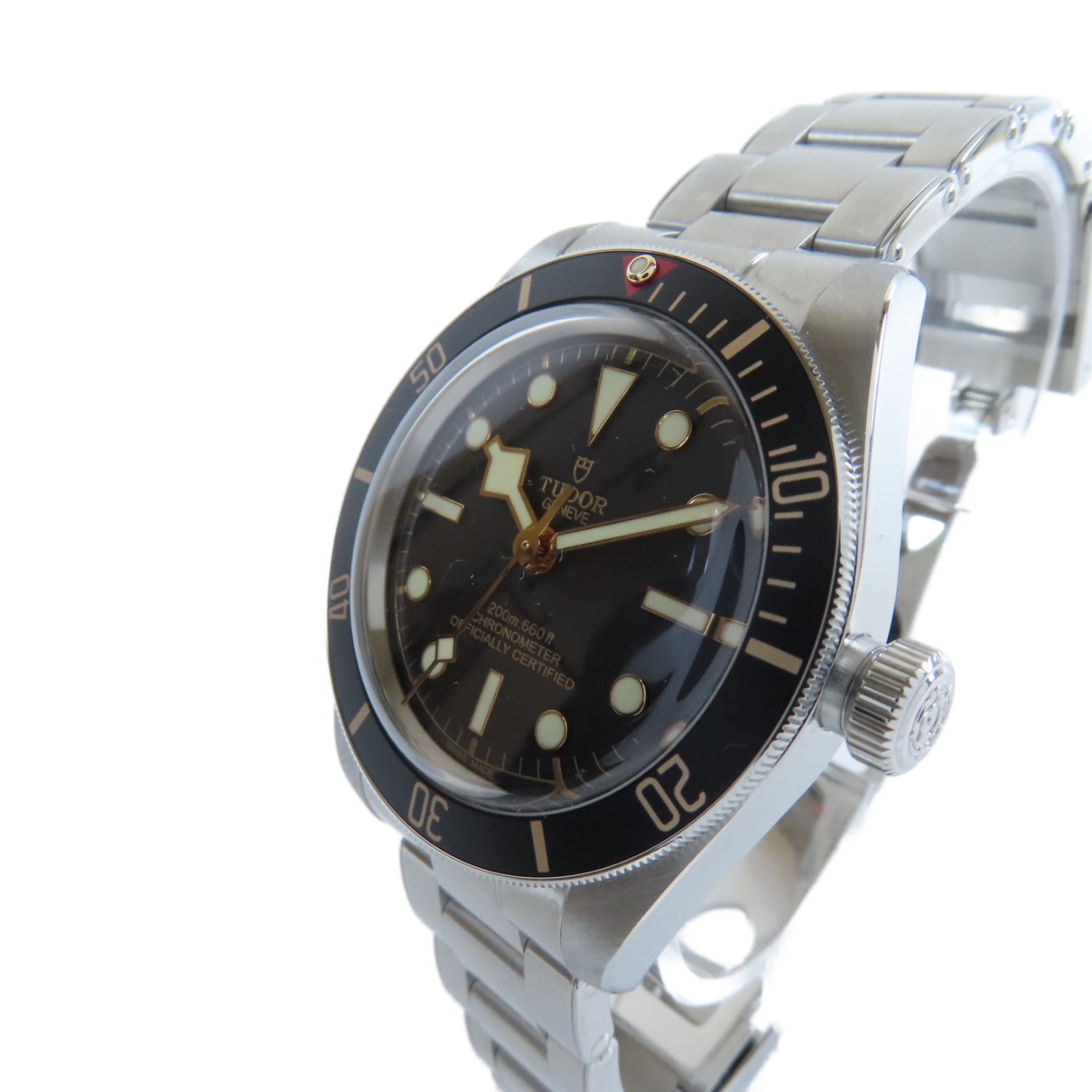 TUDOR Black Bay 58不鏽鋼自動機芯手錶黑色