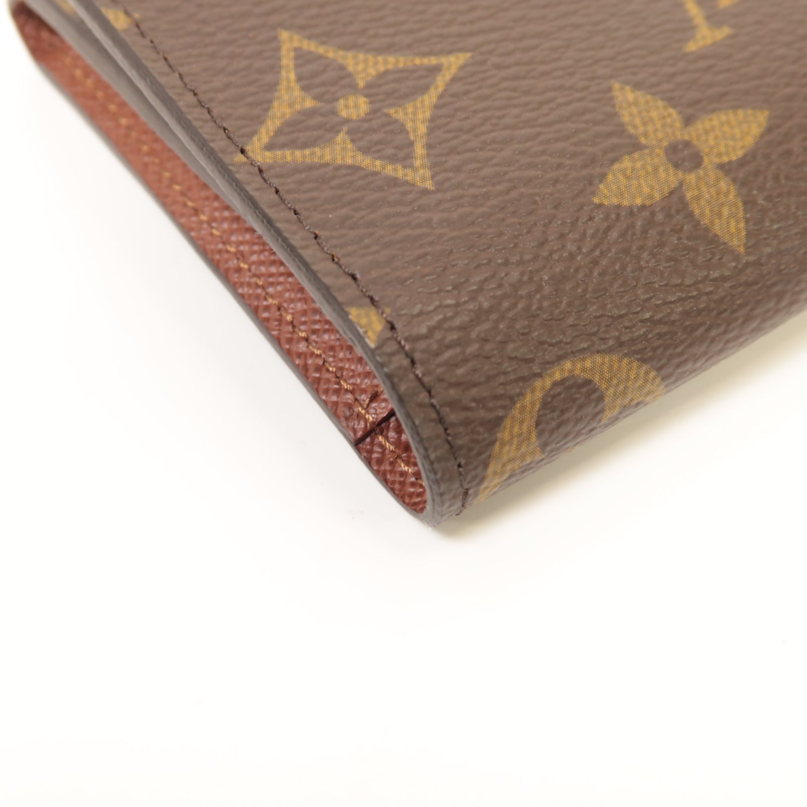 LOUIS VUITTON Monogram Card Case卡片套啡色