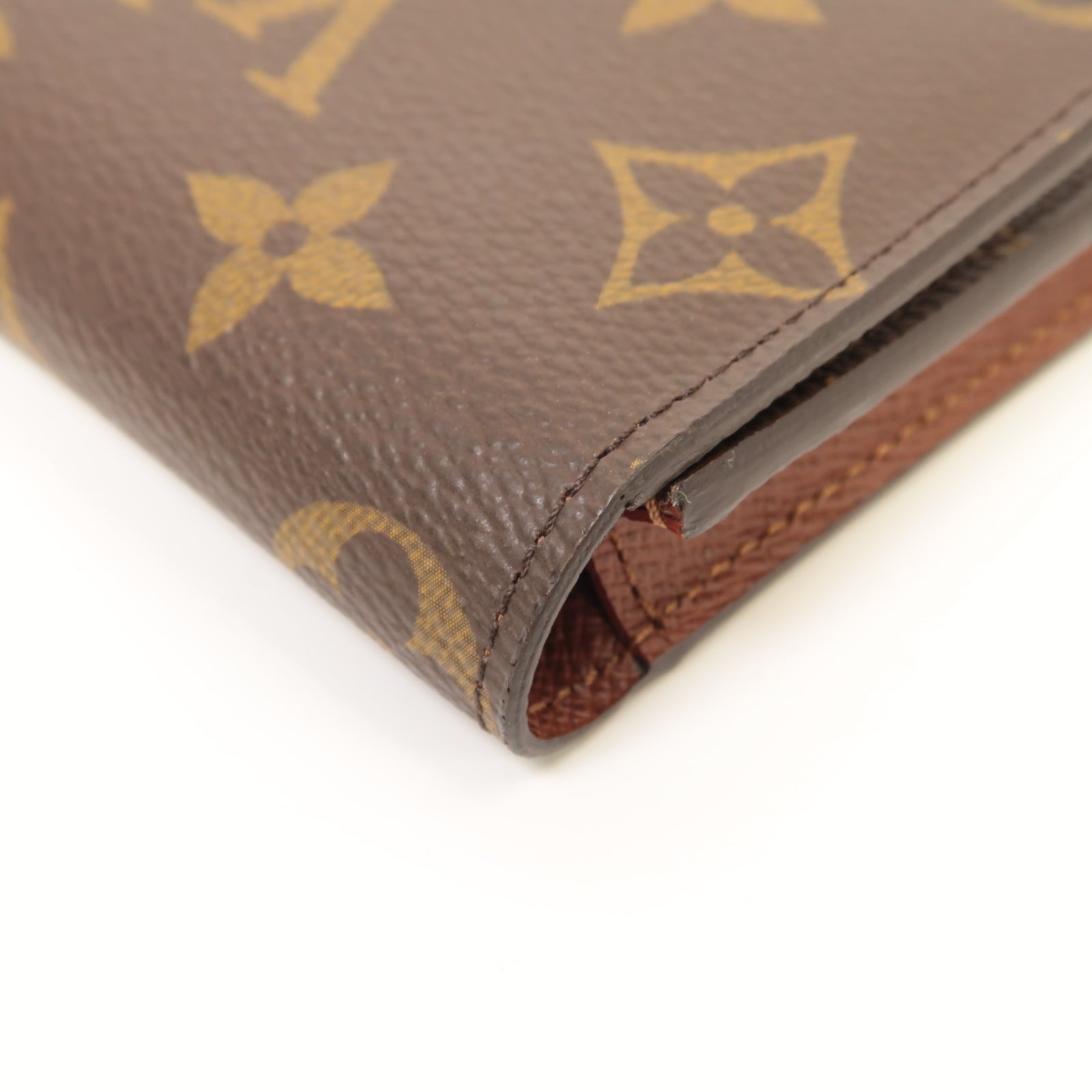 LOUIS VUITTON Monogram Card Case卡片套啡色