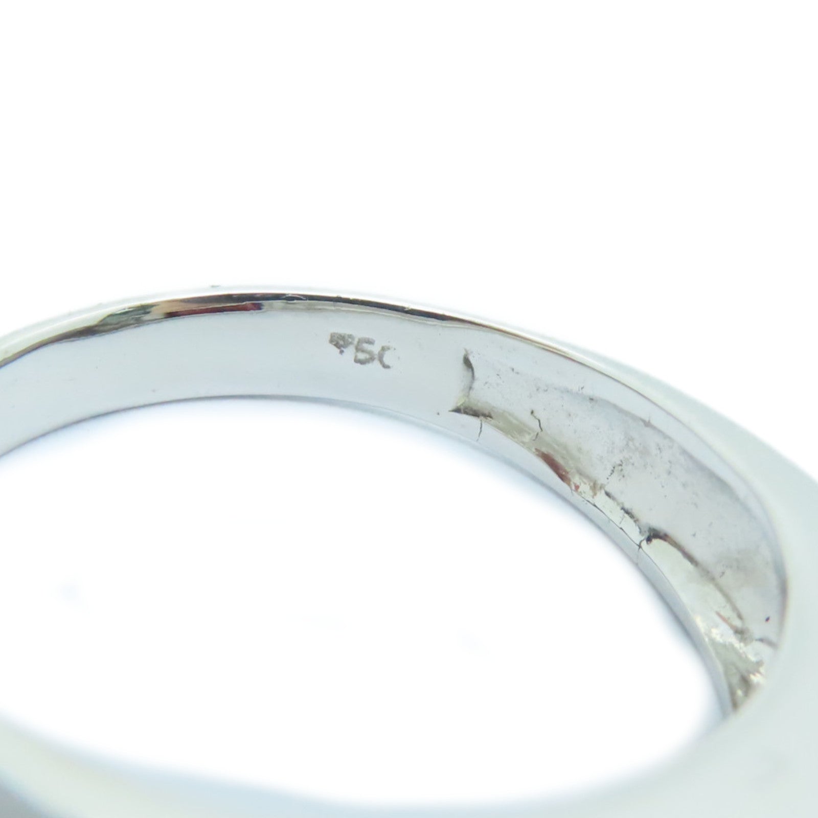 JEWELRY 【激减优惠】18K白金Garnet Ring石榴石戒指US#7.75