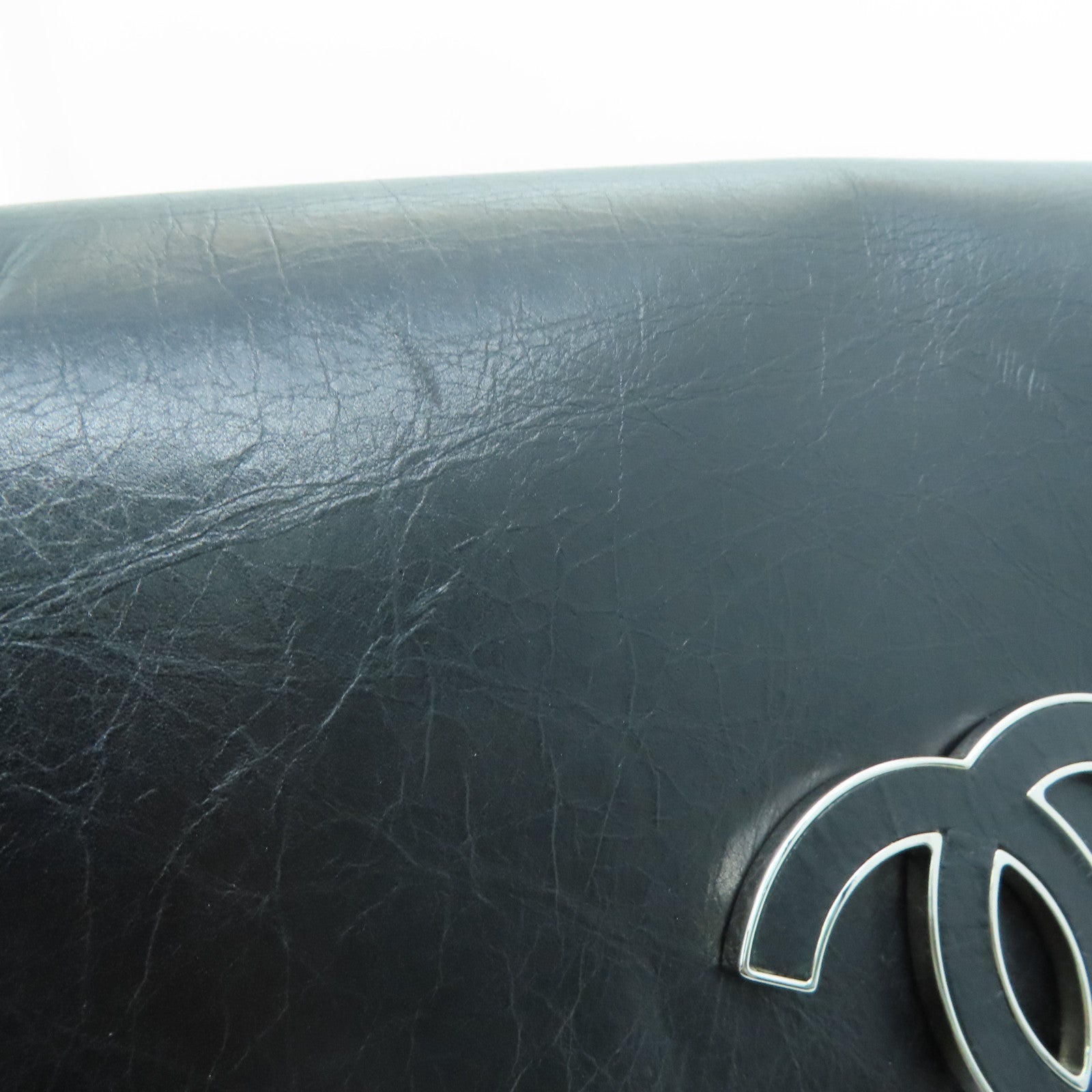 CHANEL 【激减优惠】Agedcalf皮革Shoulder Bag肩背袋黑色