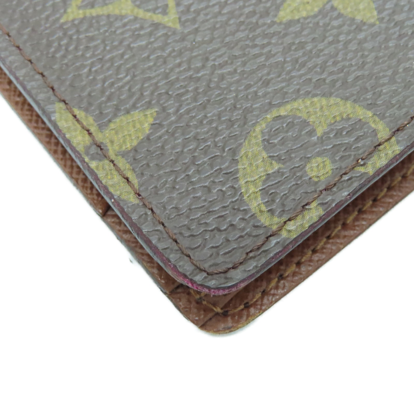 LOUIS VUITTON Monogram Multiple Wallet钱包棕色