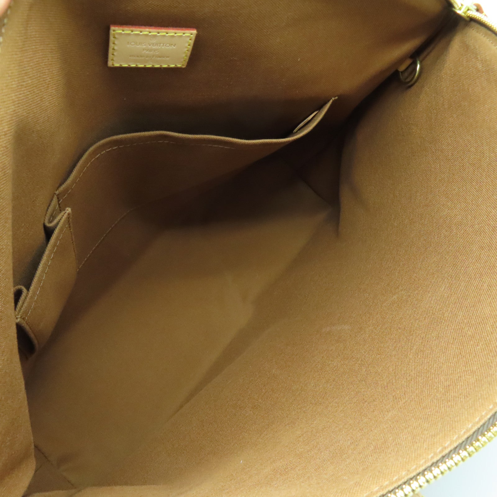 LOUIS VUITTON Monogram Lockit Horizontal金扣肩背袋啡色