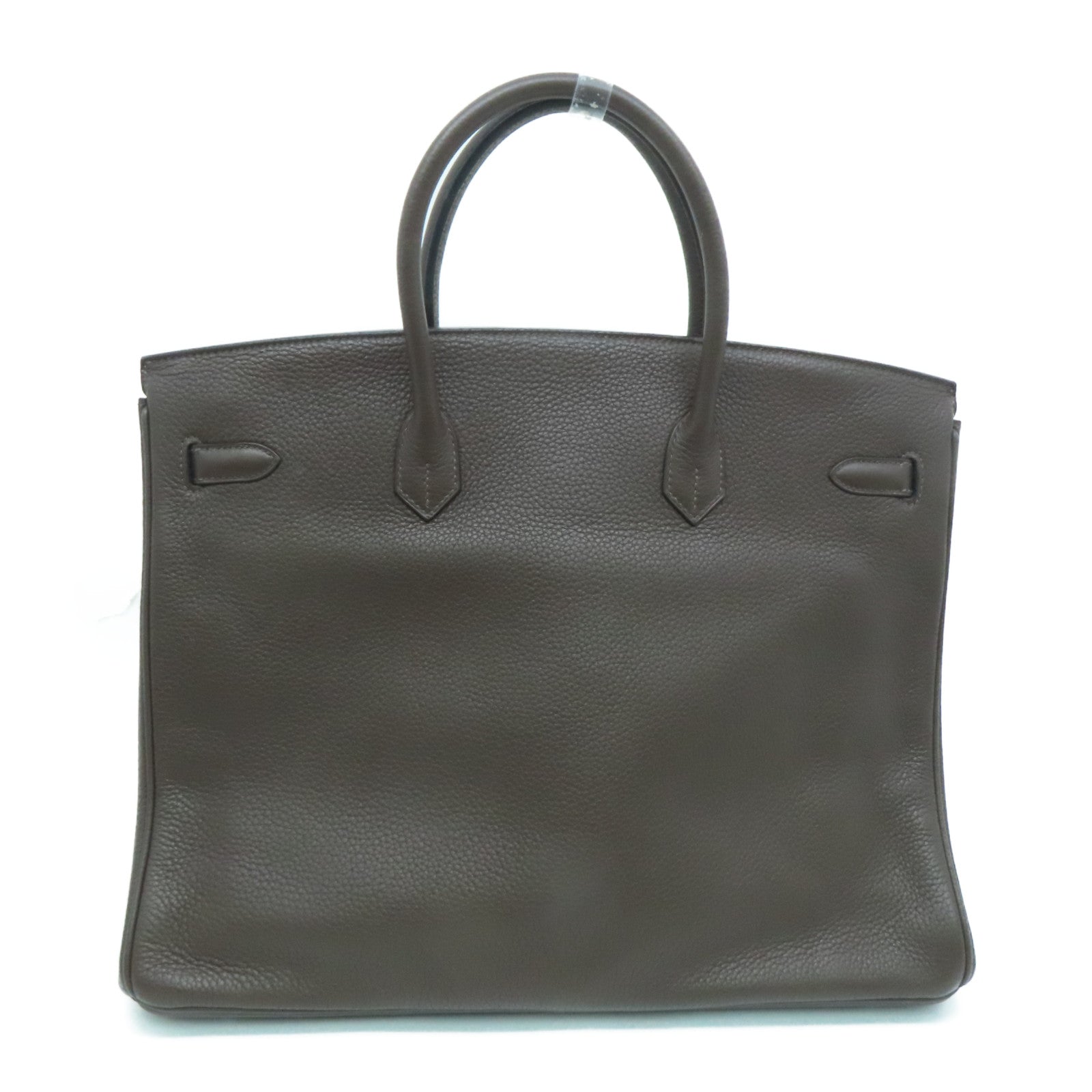 HERMES Togo皮革Birkin 40銀扣手挽袋Chocolate/啡色