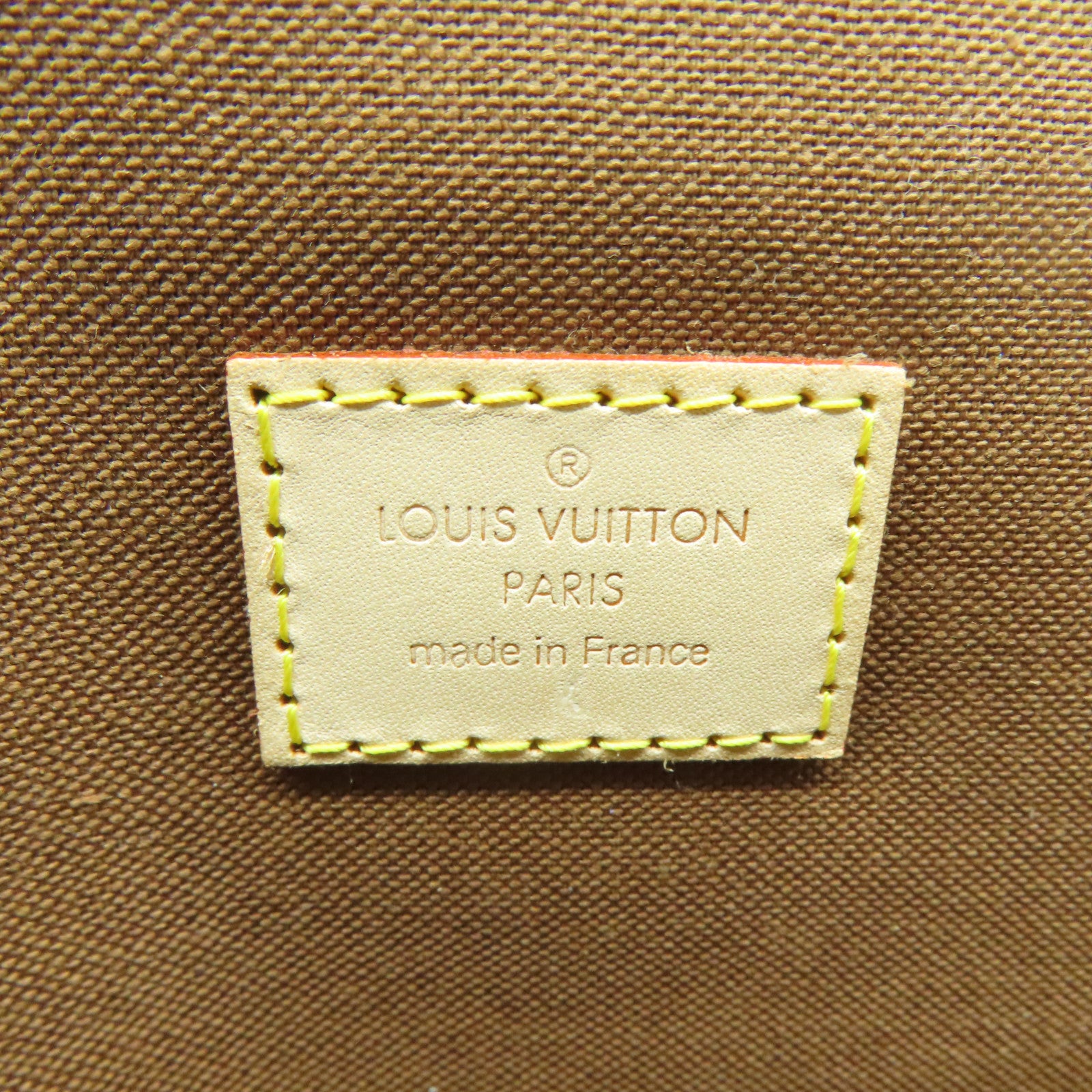 LOUIS VUITTON Monogram Lockit Horizontal金扣肩背袋啡色
