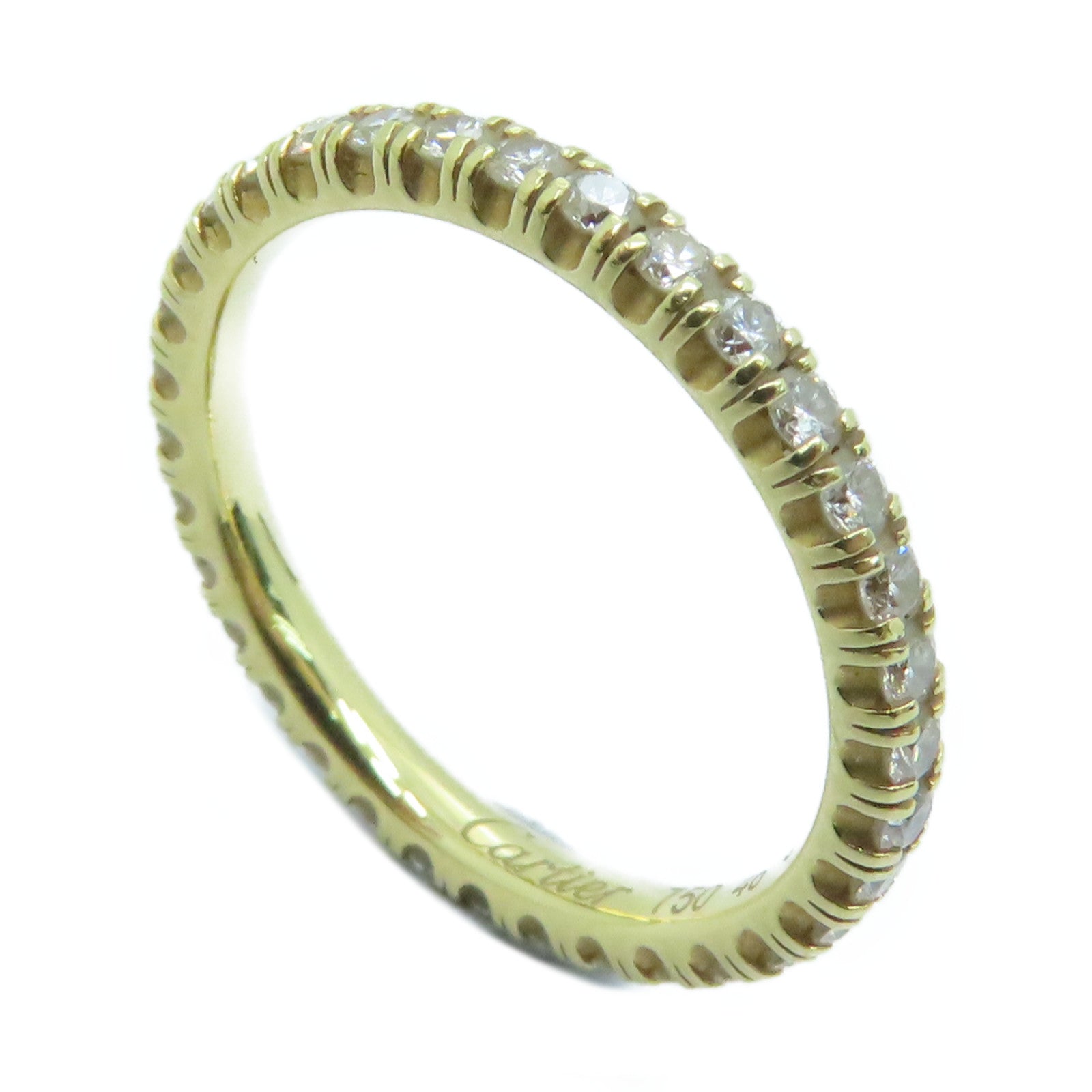 CARTIER 18K黃金Diamond Ring戒指US#3.75金色