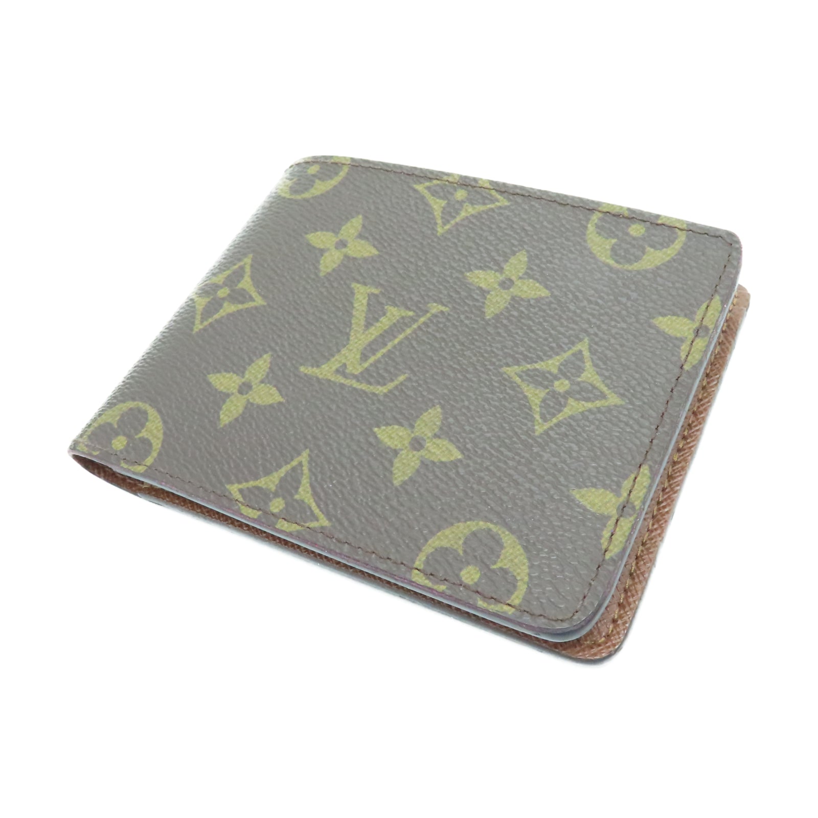 LOUIS VUITTON Monogram Multiple Wallet钱包棕色