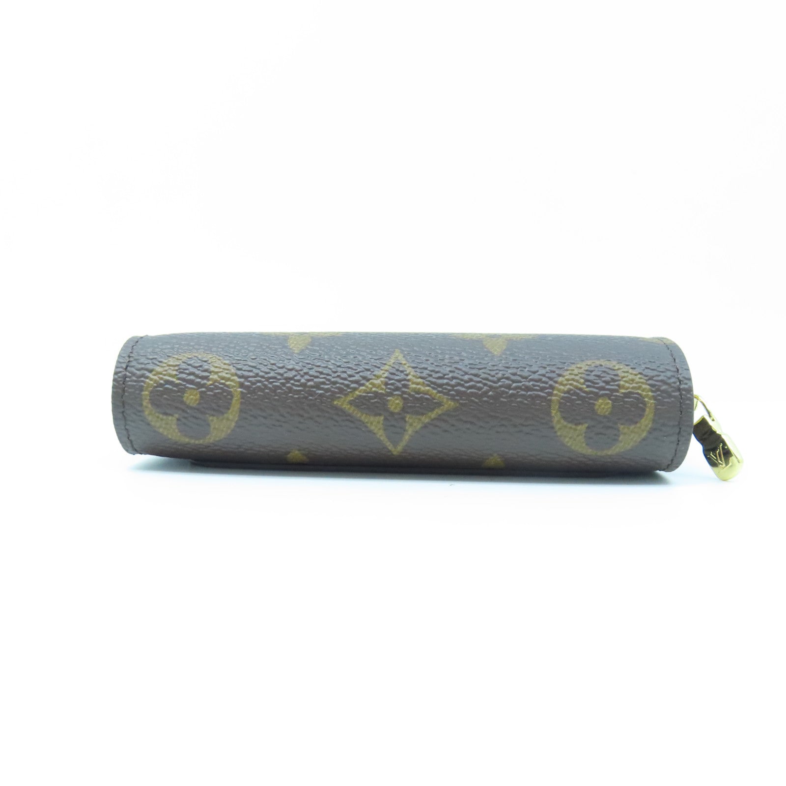 LOUIS VUITTON Monogram Lou Wallet gold buckle wallet brown