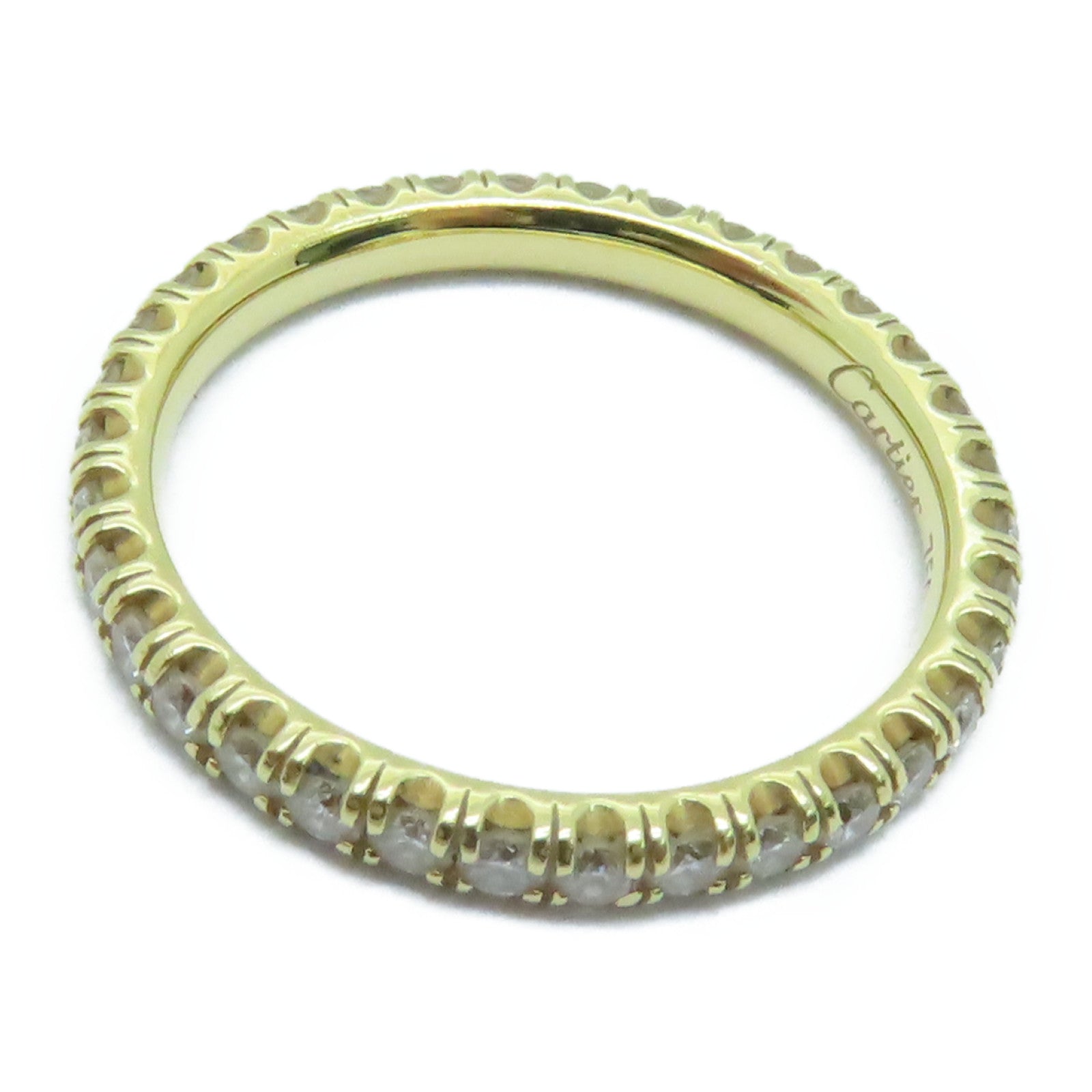 CARTIER 18K黃金Diamond Ring戒指US#3.75金色