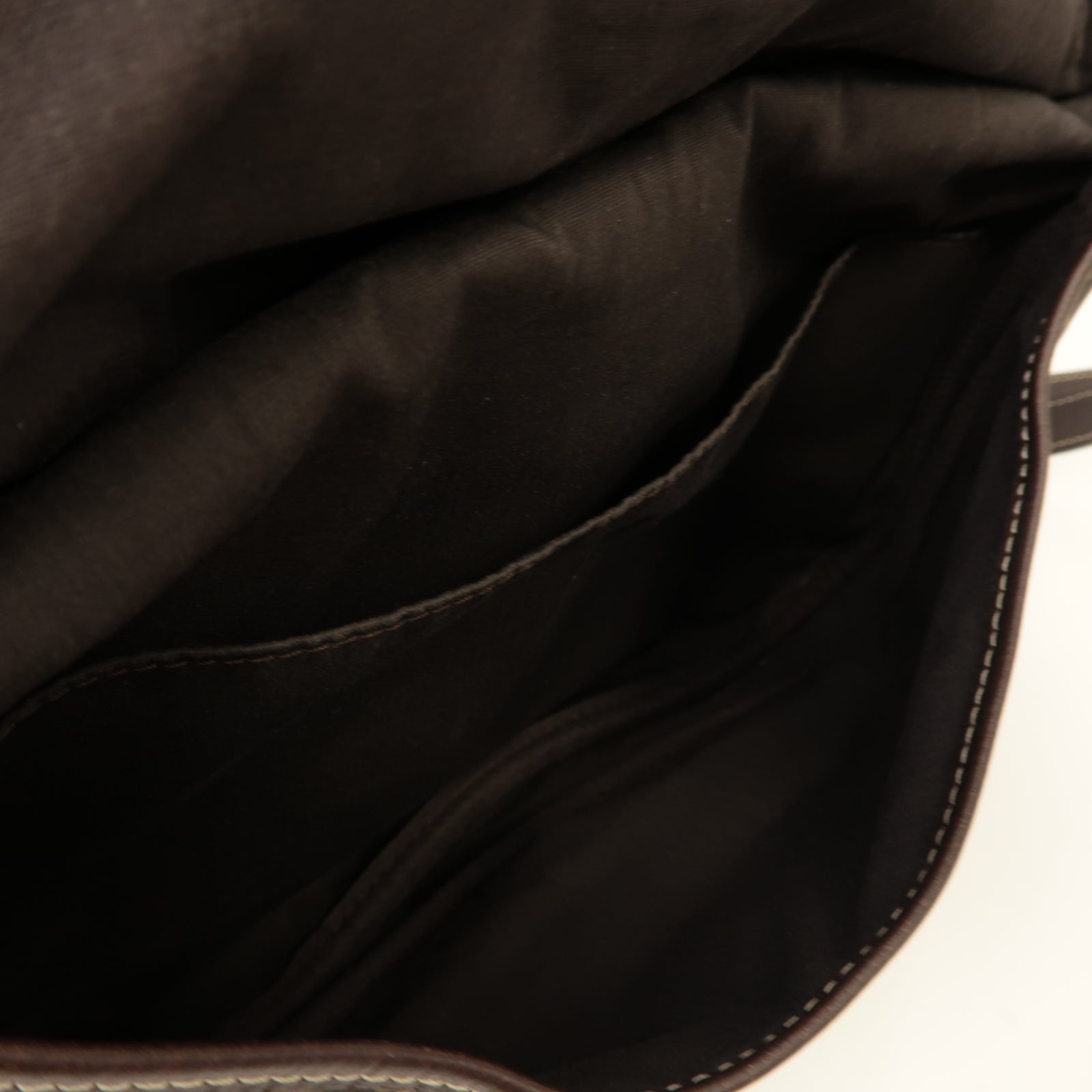 LOUIS VUITTON Monogram Mini Lin Saumur 30金扣肩背袋啡色