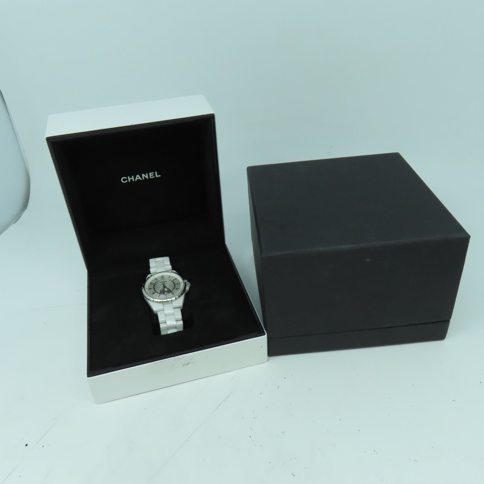 CHANEL J12陶瓷手錶自動機芯銀色/白色