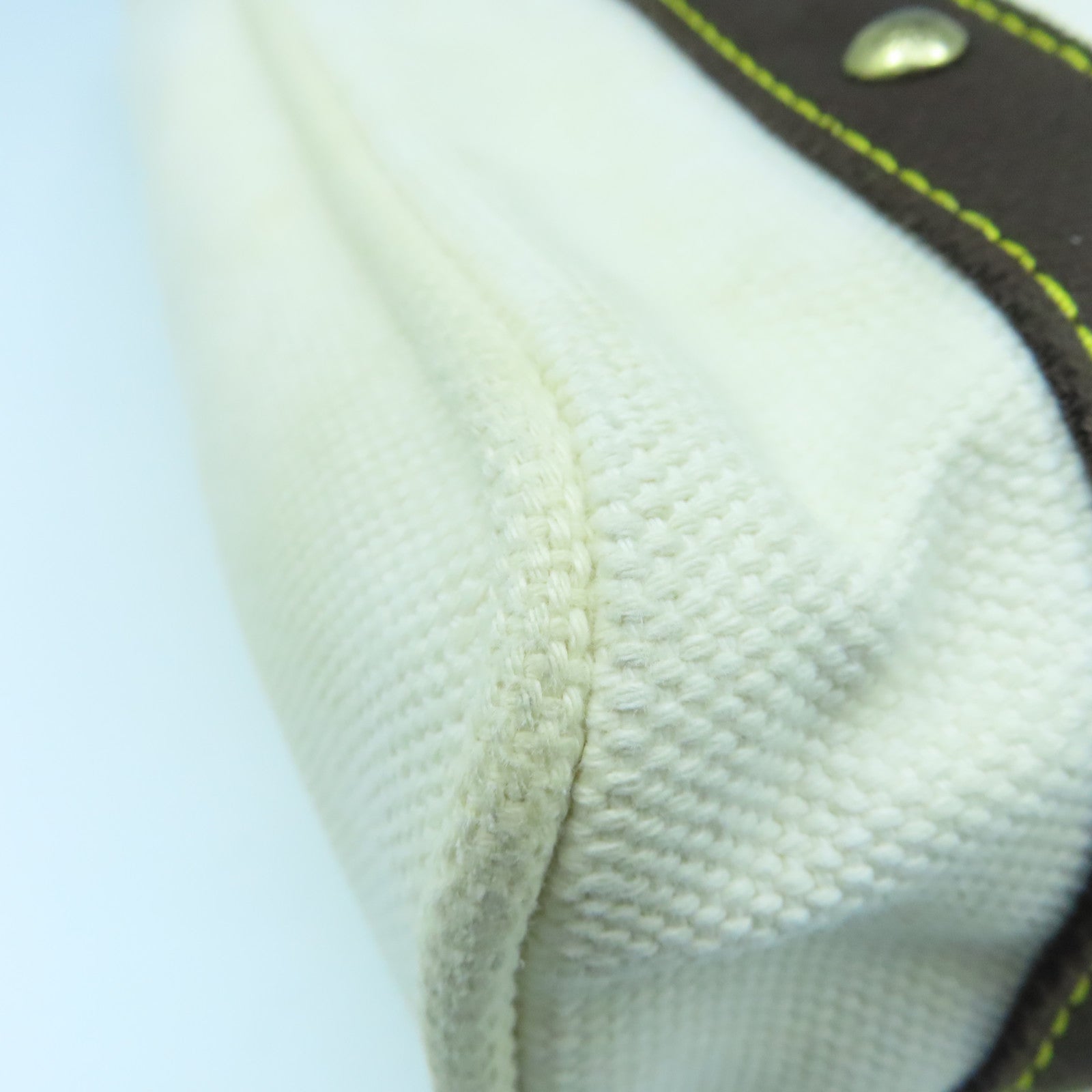 LOUIS VUITTON Antigua Cabas MM金扣手挽袋白色啡色
