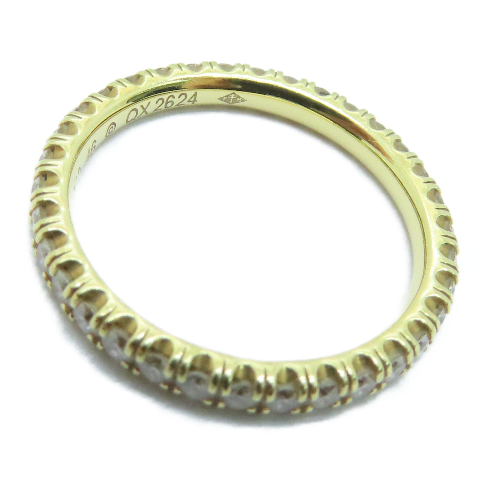 CARTIER 18K黃金Diamond Ring戒指US#3.75金色