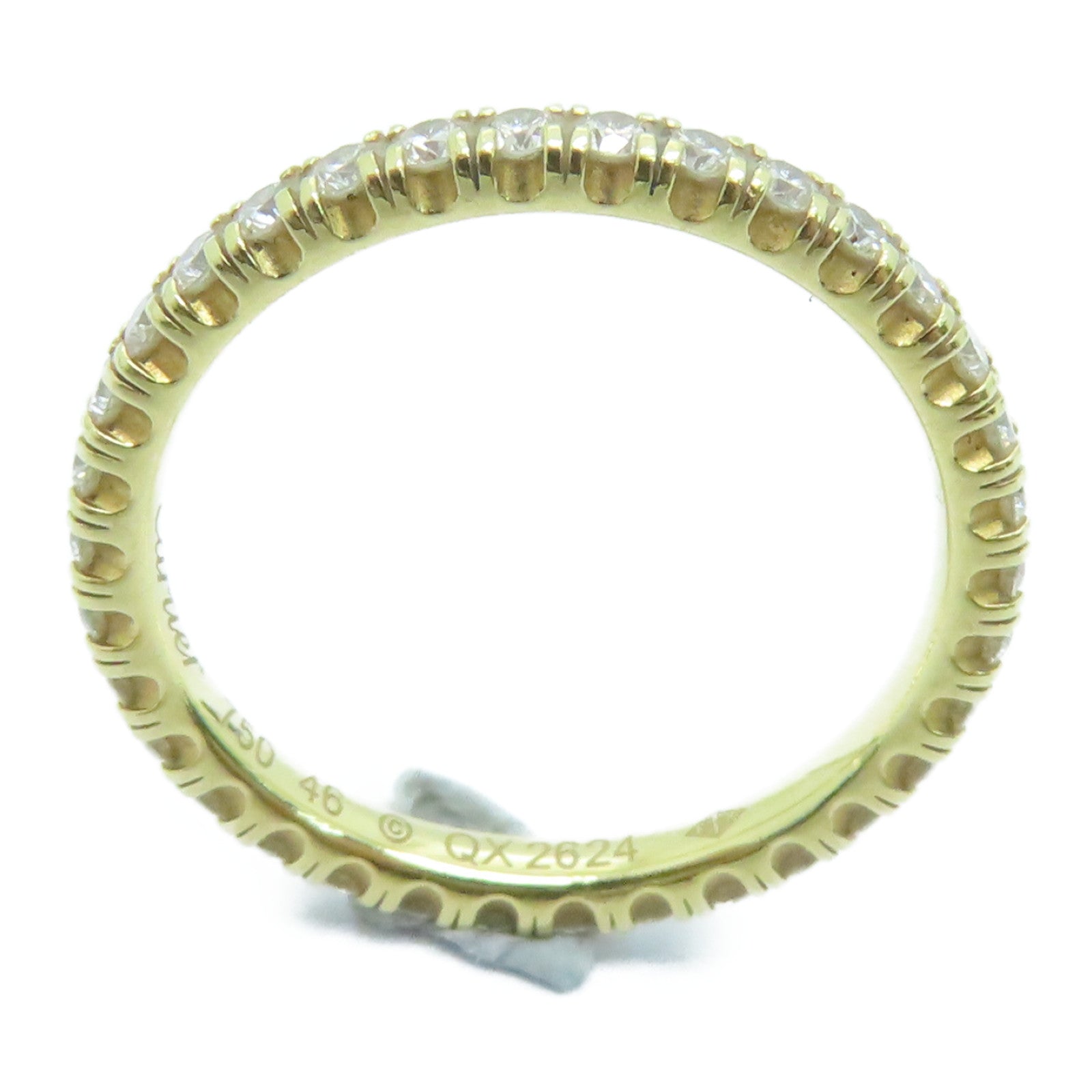 CARTIER 18K黃金Diamond Ring戒指US#3.75金色