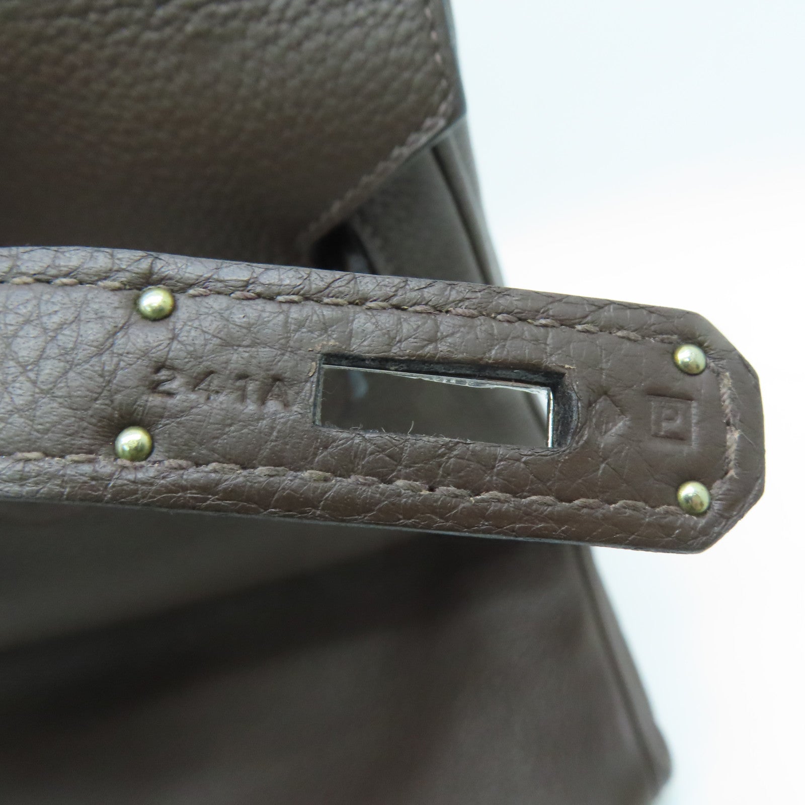 HERMES Togo皮革Birkin 40銀扣手挽袋Chocolate/啡色