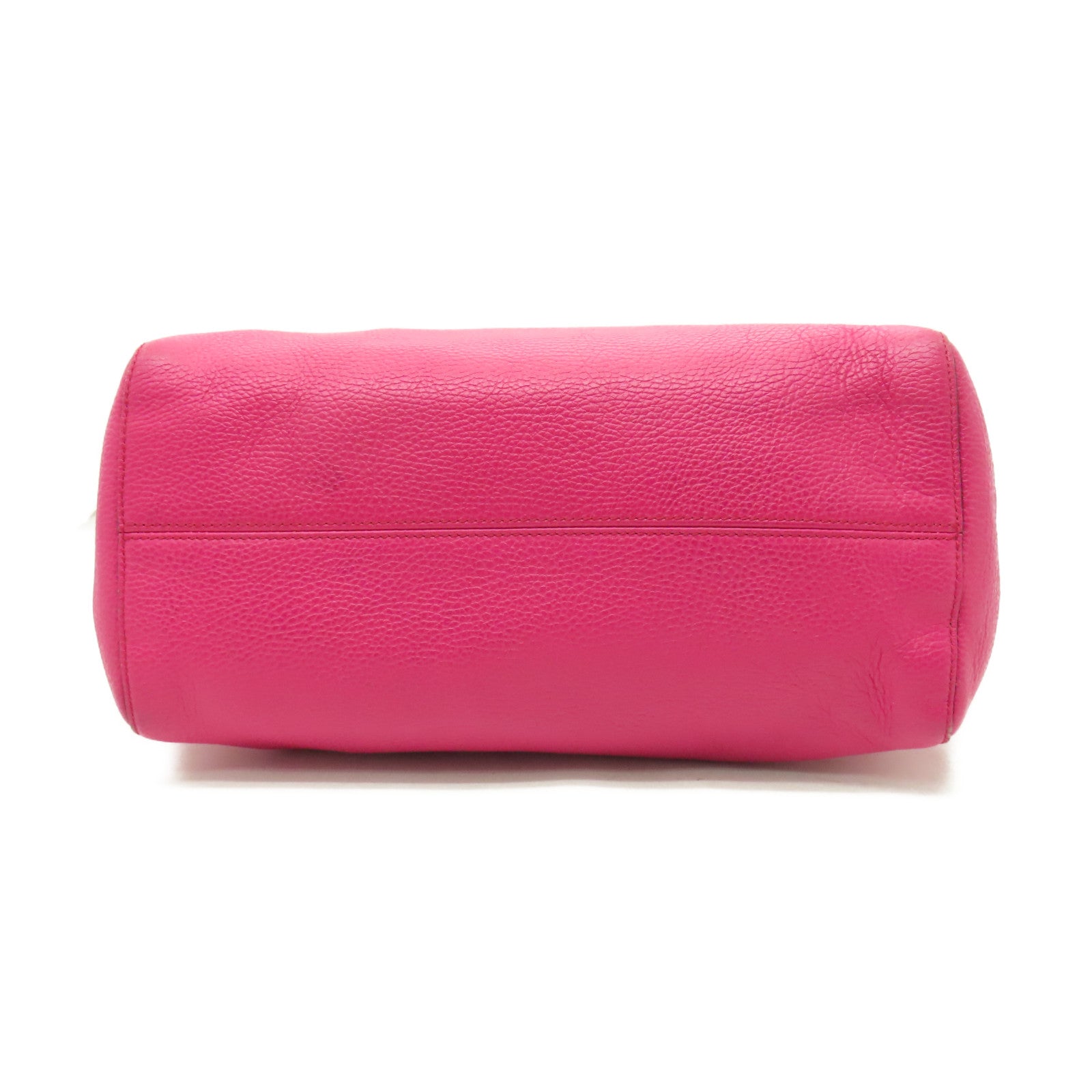 GUCCI 牛皮皮革Tote Bag金扣肩背袋桃紅色