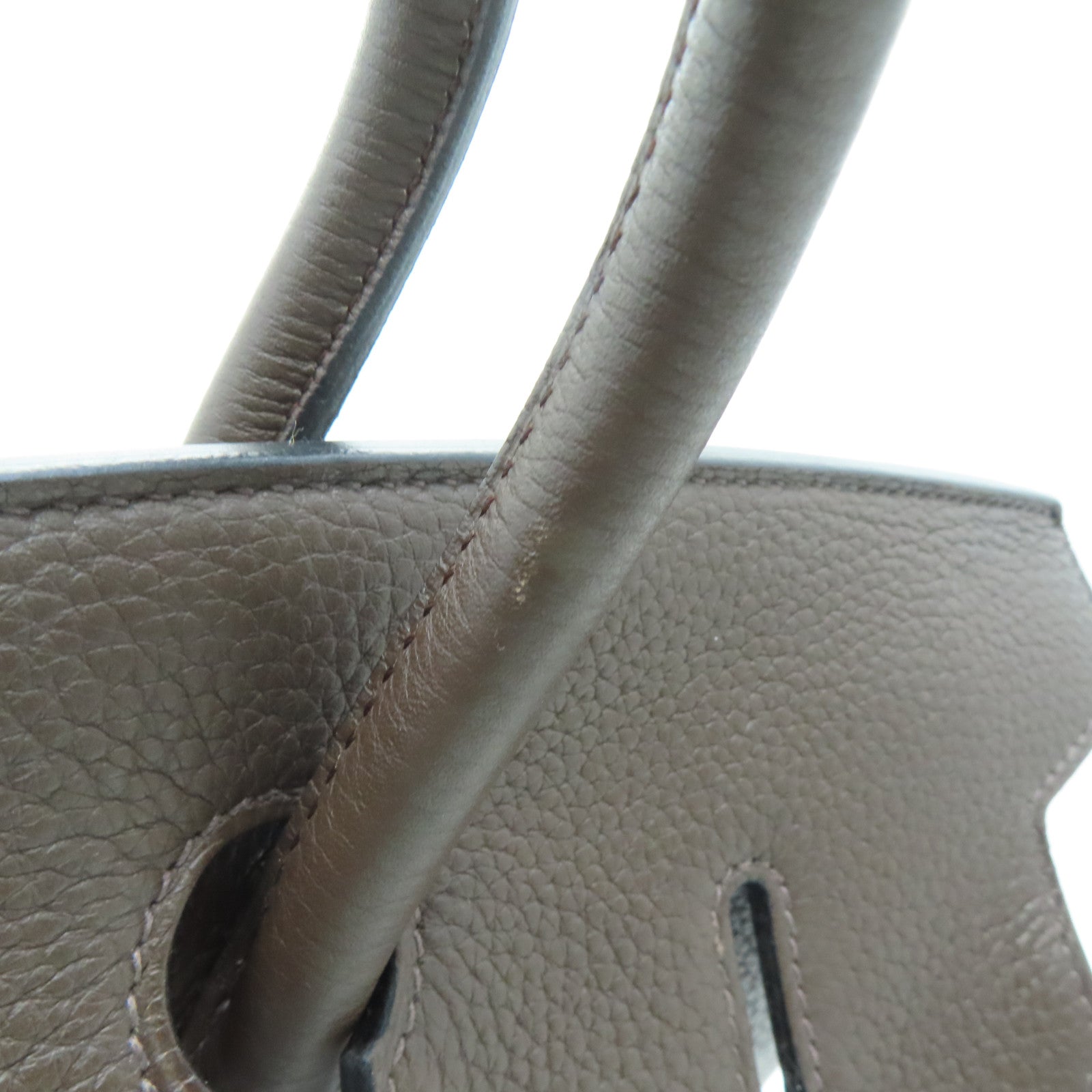 HERMES Togo皮革Birkin 40銀扣手挽袋Chocolate/啡色