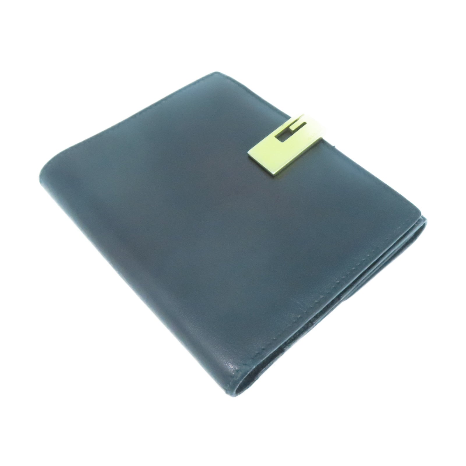 GUCCI 皮革Wallet金扣錢包黑色