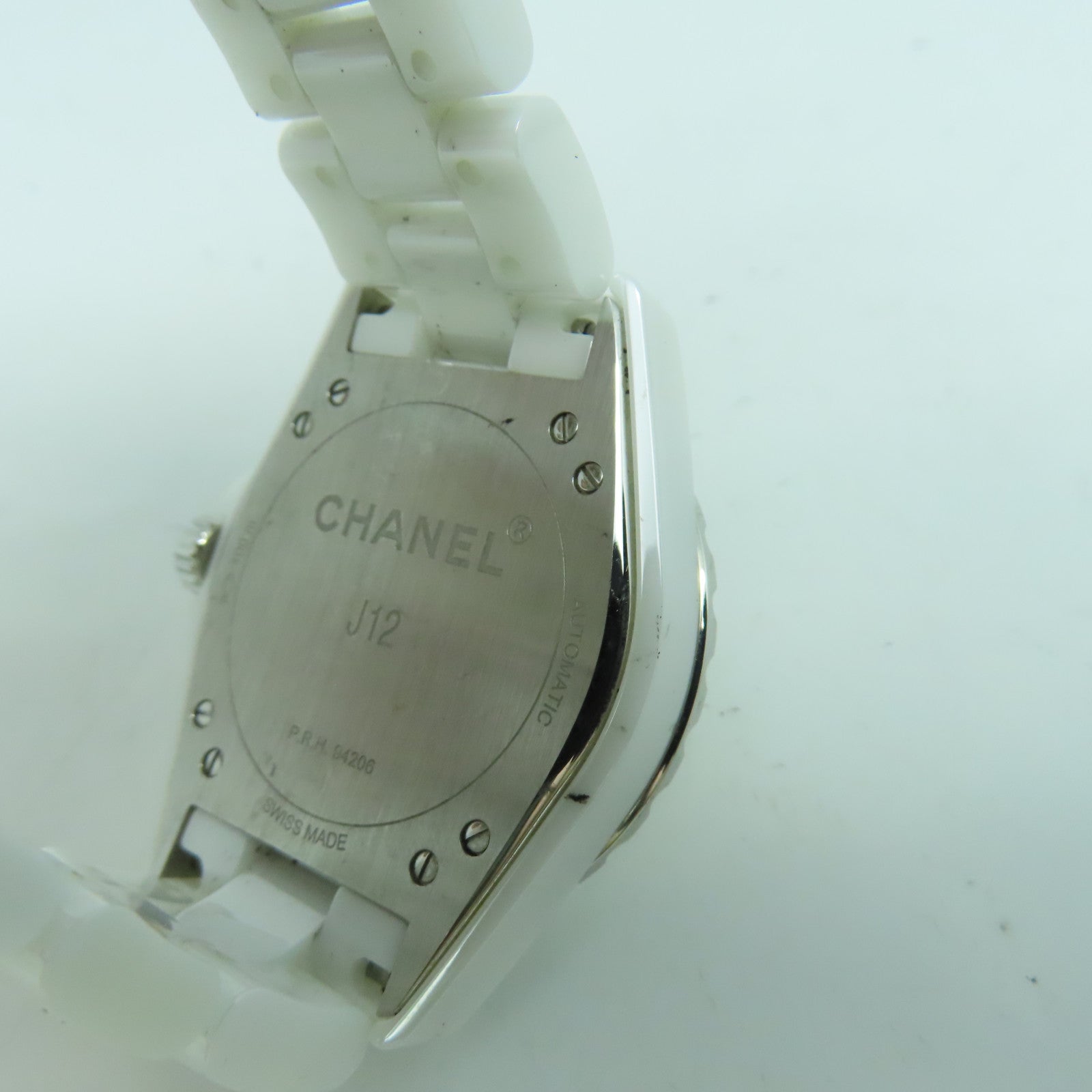 CHANEL J12陶瓷手錶自動機芯銀色/白色