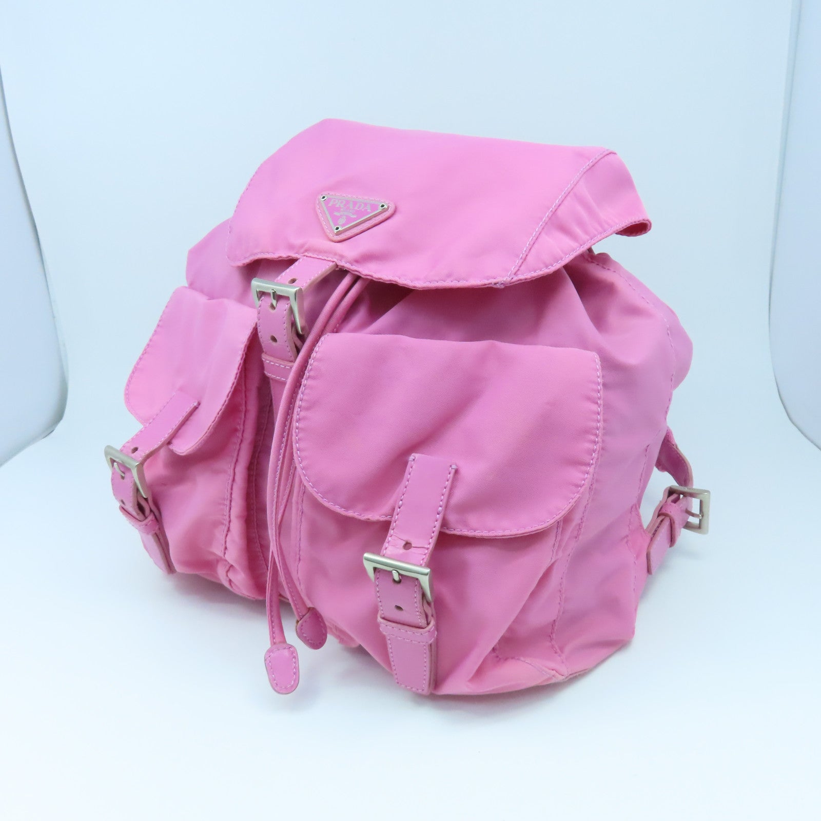 PRADA 尼龍Backpack SHW背包粉紅色