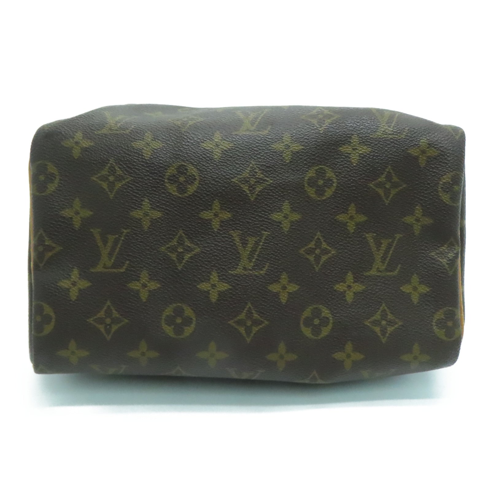 LOUIS VUITTON Monogram Speedy 25金扣手挽袋啡色