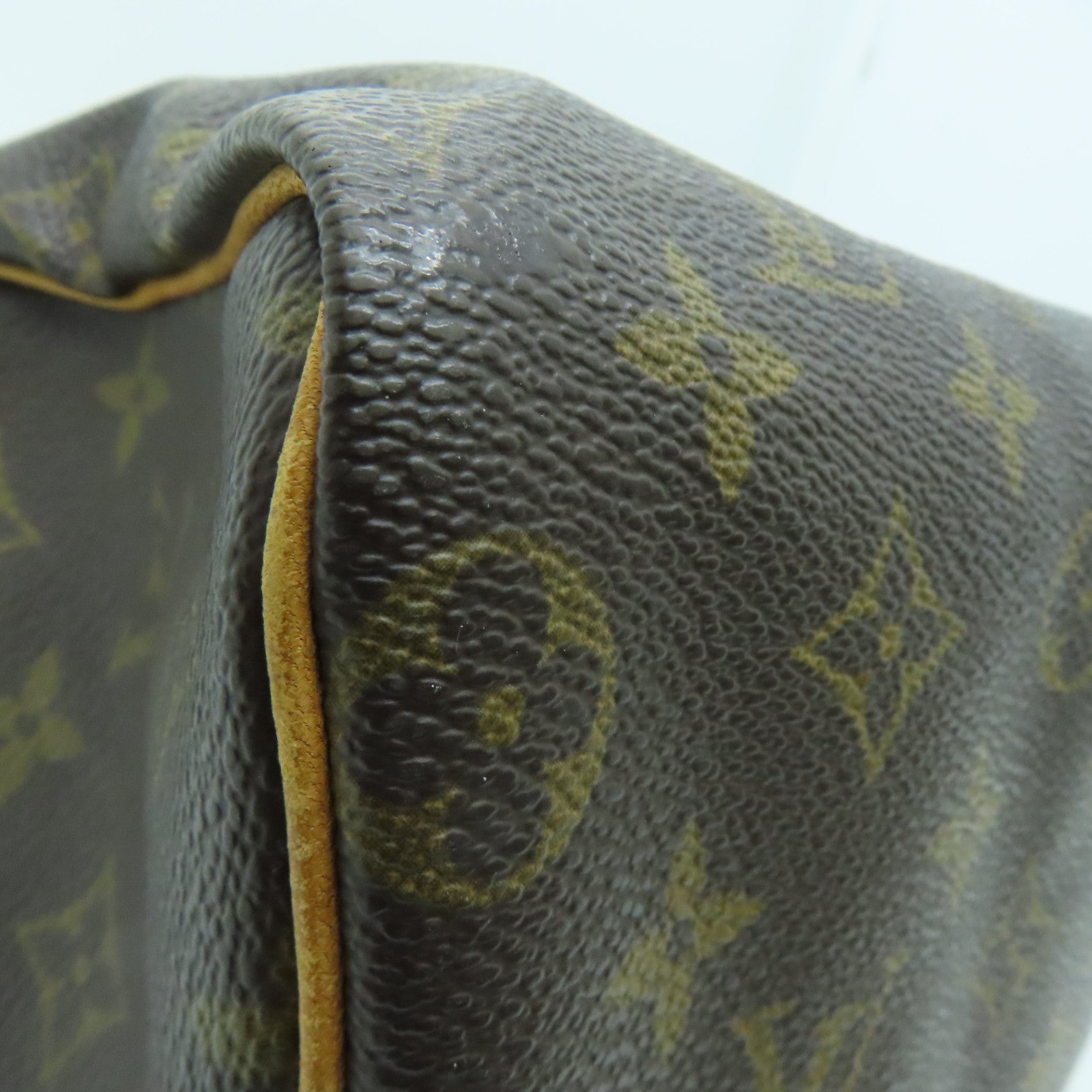 LOUIS VUITTON Monogram Speedy 25金扣手挽袋啡色