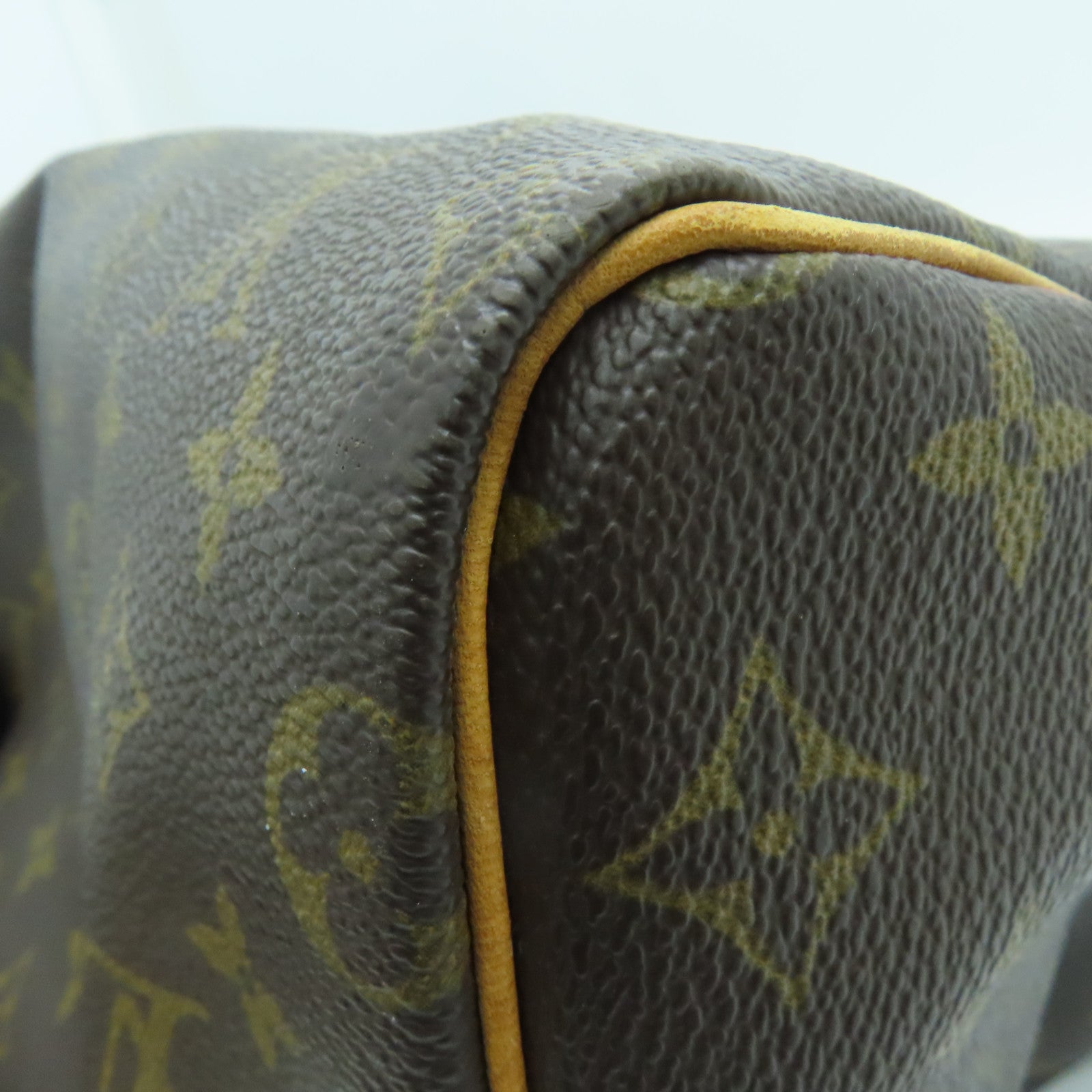 LOUIS VUITTON Monogram Speedy 25金扣手挽袋啡色