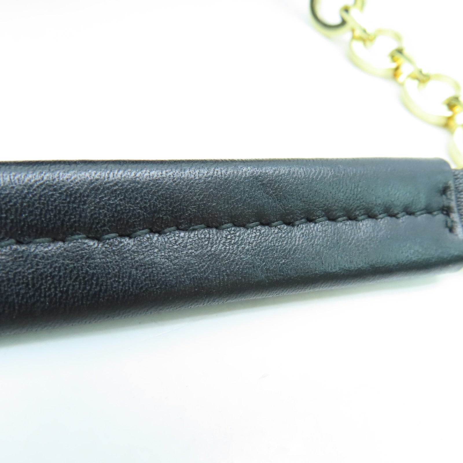 Salvatore Ferragamo 牛皮皮革Shoulder Bag金扣肩背袋黑色