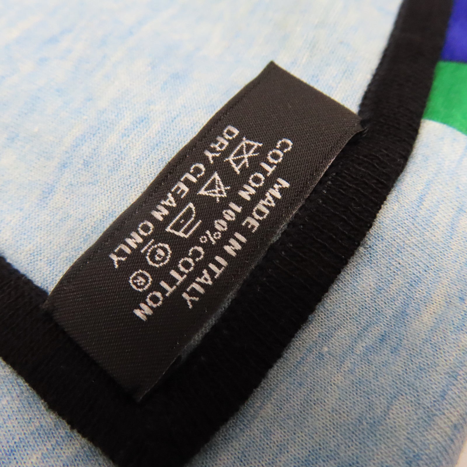 HERMES 纯棉Cotton Scarf颈巾蓝色