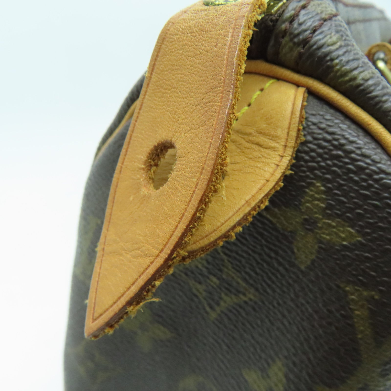 LOUIS VUITTON Monogram Speedy 25金扣手挽袋啡色