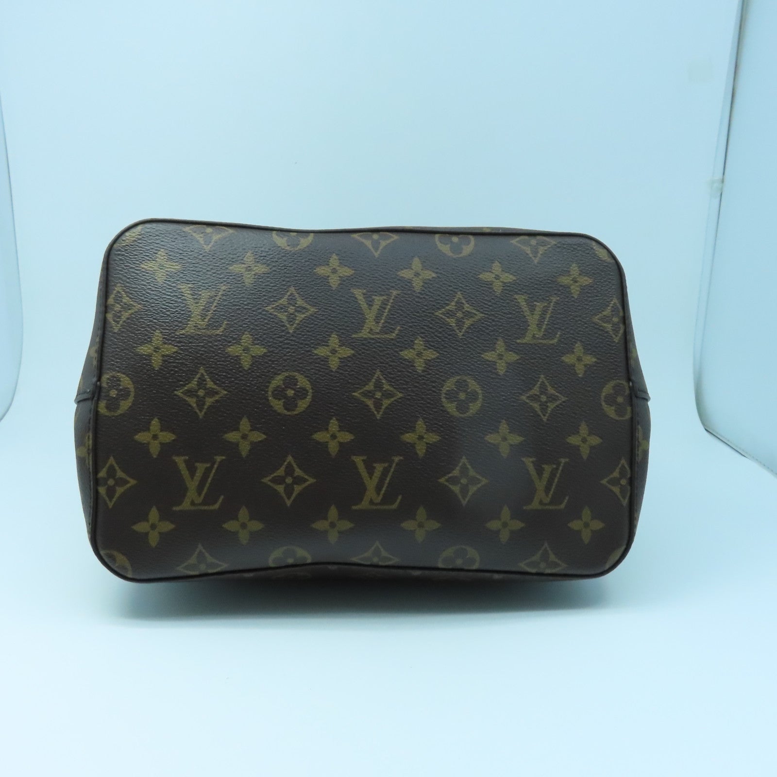 LOUIS VUITTON Monogram Neonoe MM金扣肩背袋啡色/藍色