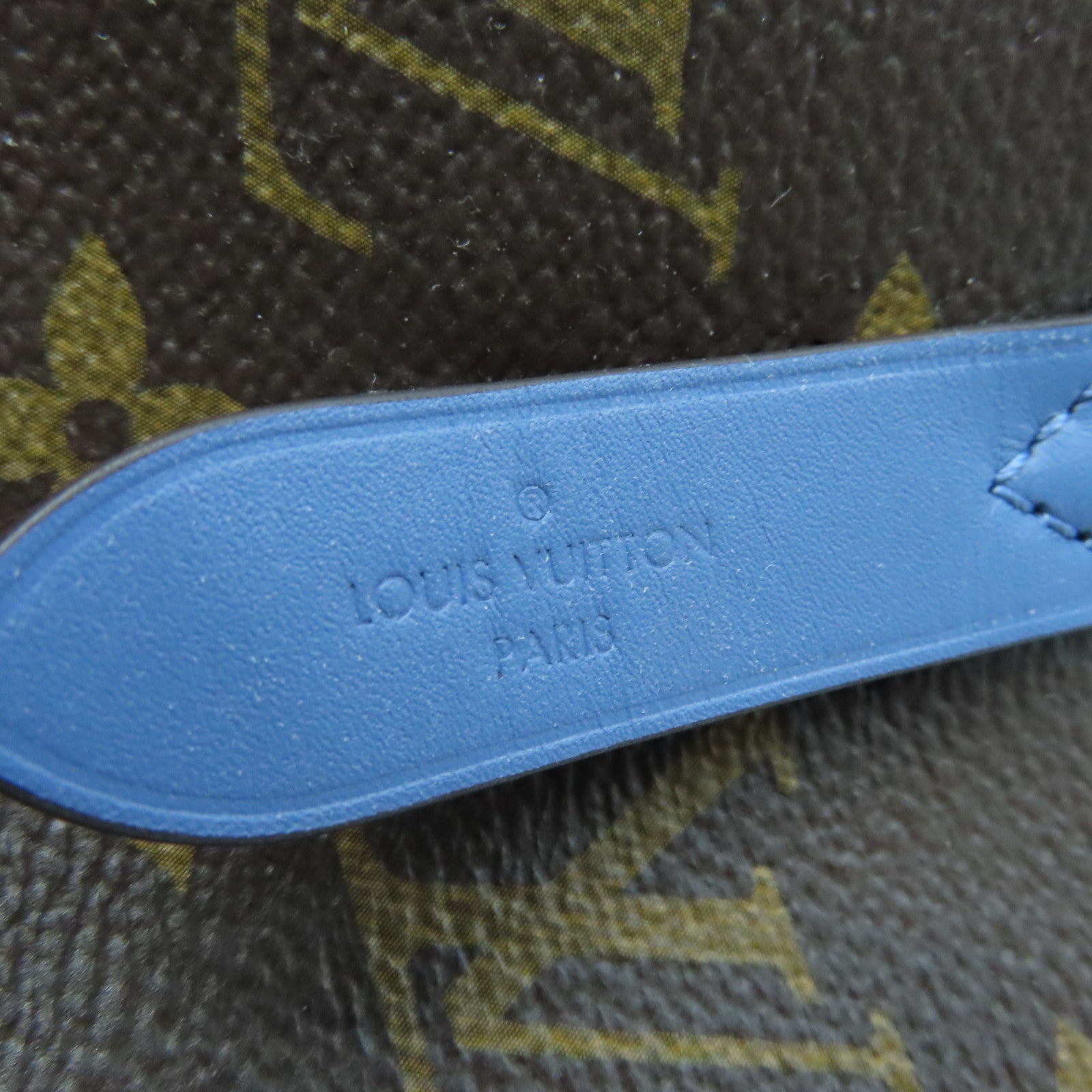 LOUIS VUITTON Monogram Neonoe MM金扣肩背袋啡色/藍色