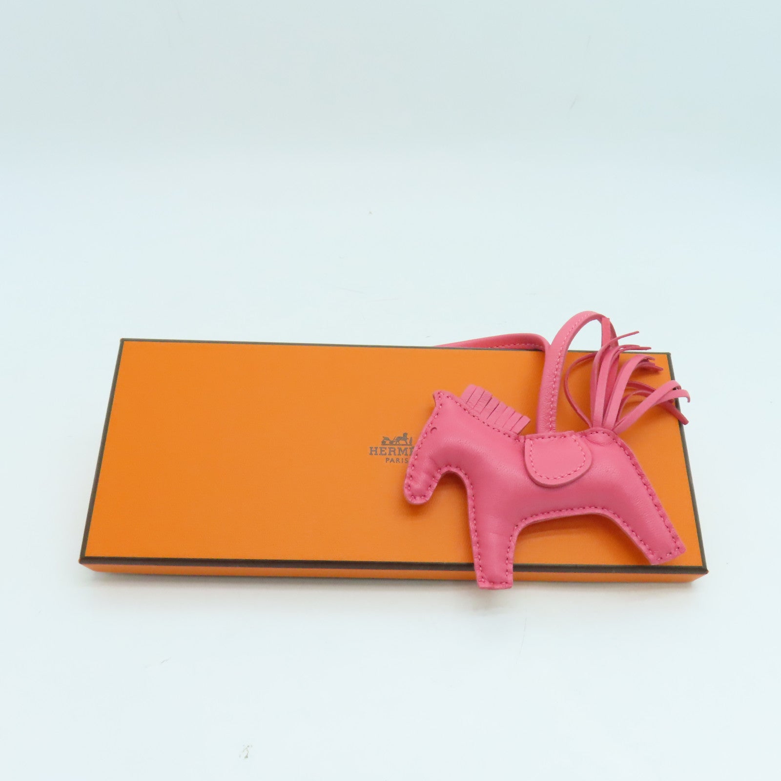 HERMES Swift Leather Rodeo S Charm New Azalea Peach