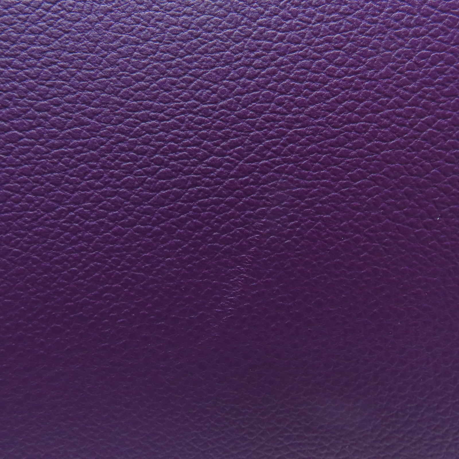 HERMES Evercolor Leather 2002-20 Gold Buckle Shoulder Bag Purple