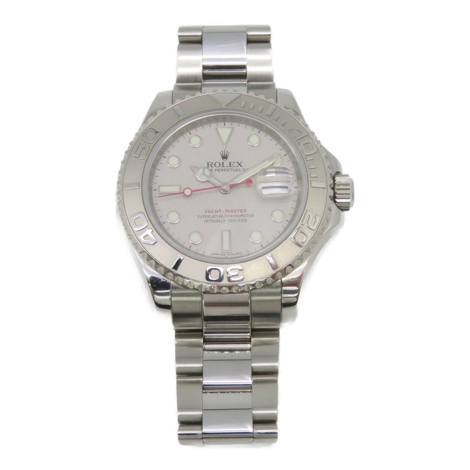 ROLEX 【激減優惠】Yacht Master 40mm不鏽鋼手錶自動機芯白色