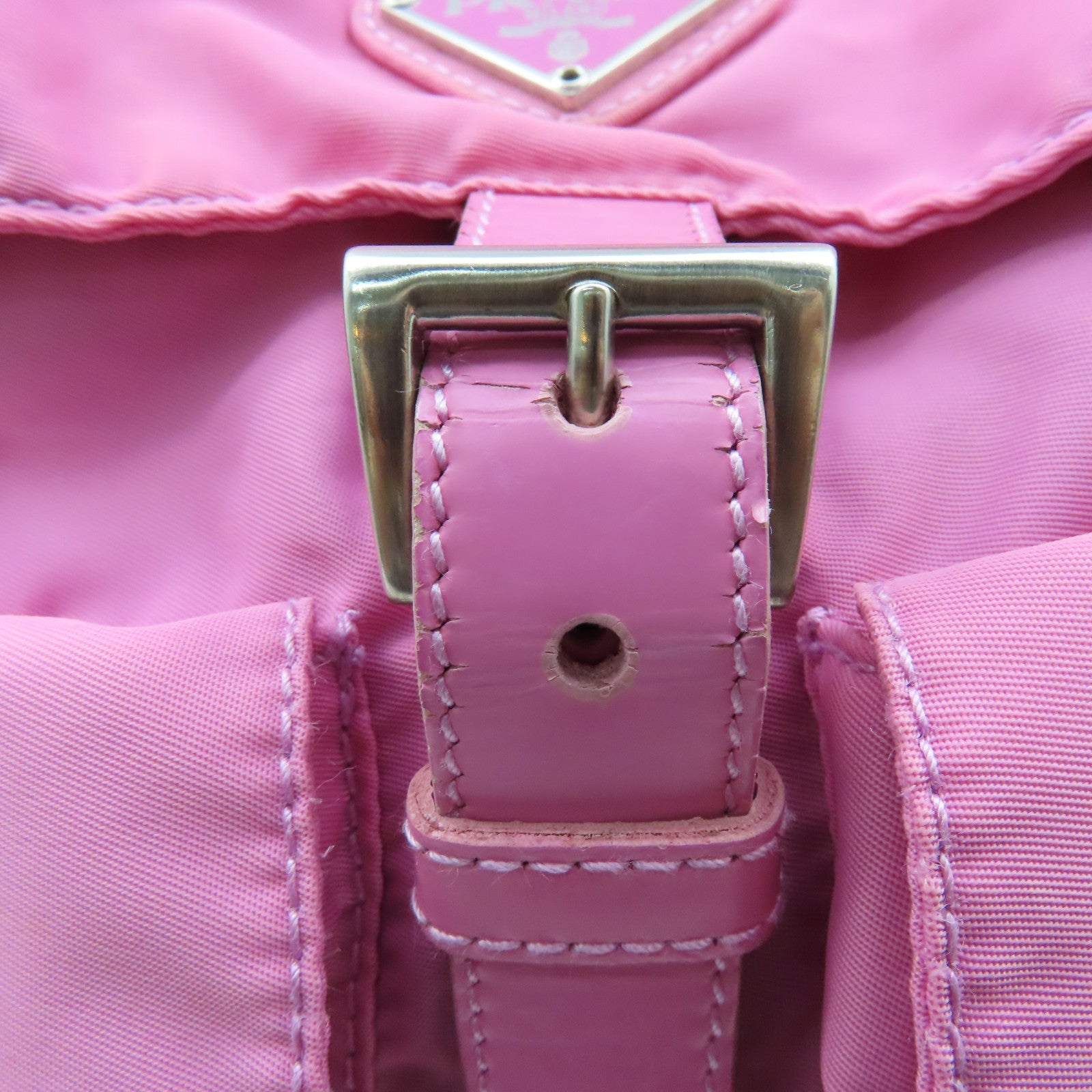 PRADA 尼龍Backpack SHW背包粉紅色