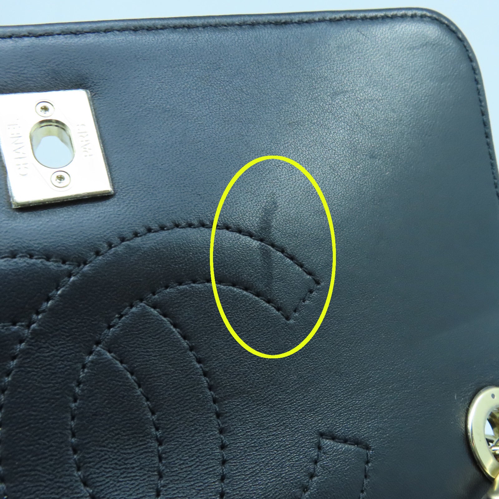 CHANEL 斜紋羊皮皮革Small Trendy CC Bag金扣手挽肩背兩用袋黑色