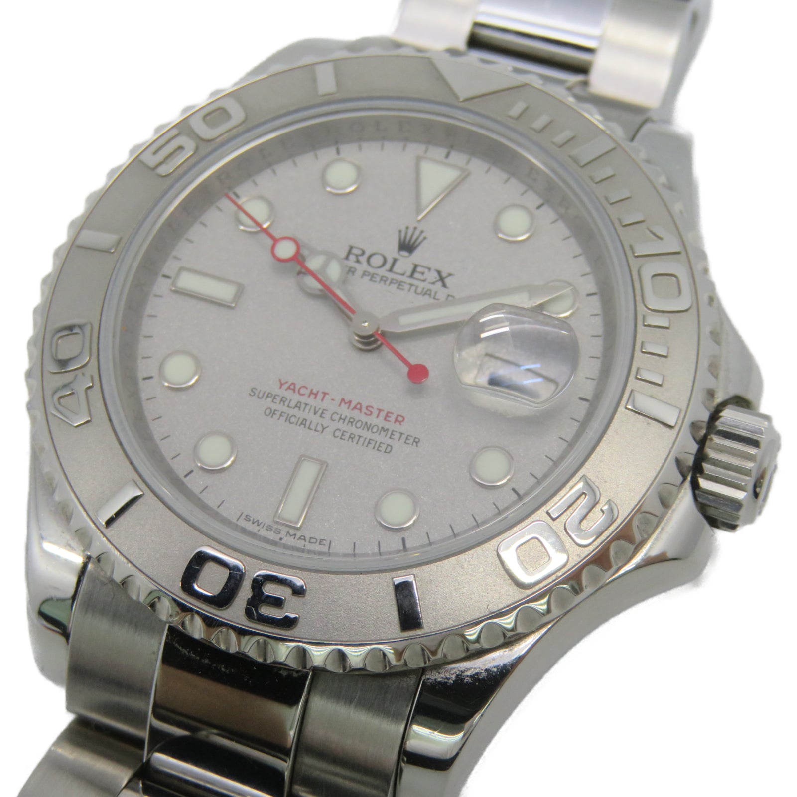 ROLEX 【激減優惠】Yacht Master 40mm不鏽鋼手錶自動機芯白色
