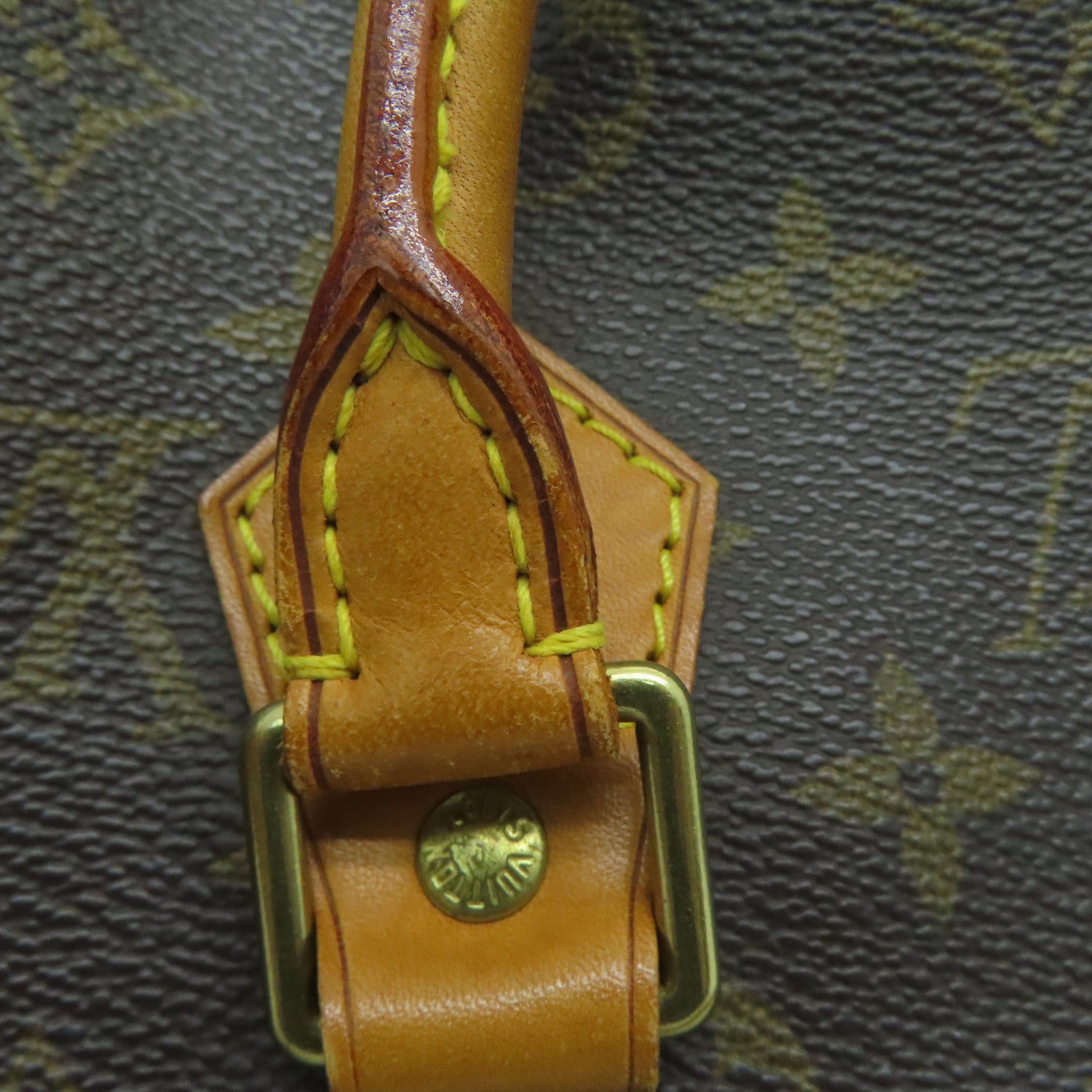 LOUIS VUITTON Monogram Speedy 25金扣手挽袋啡色