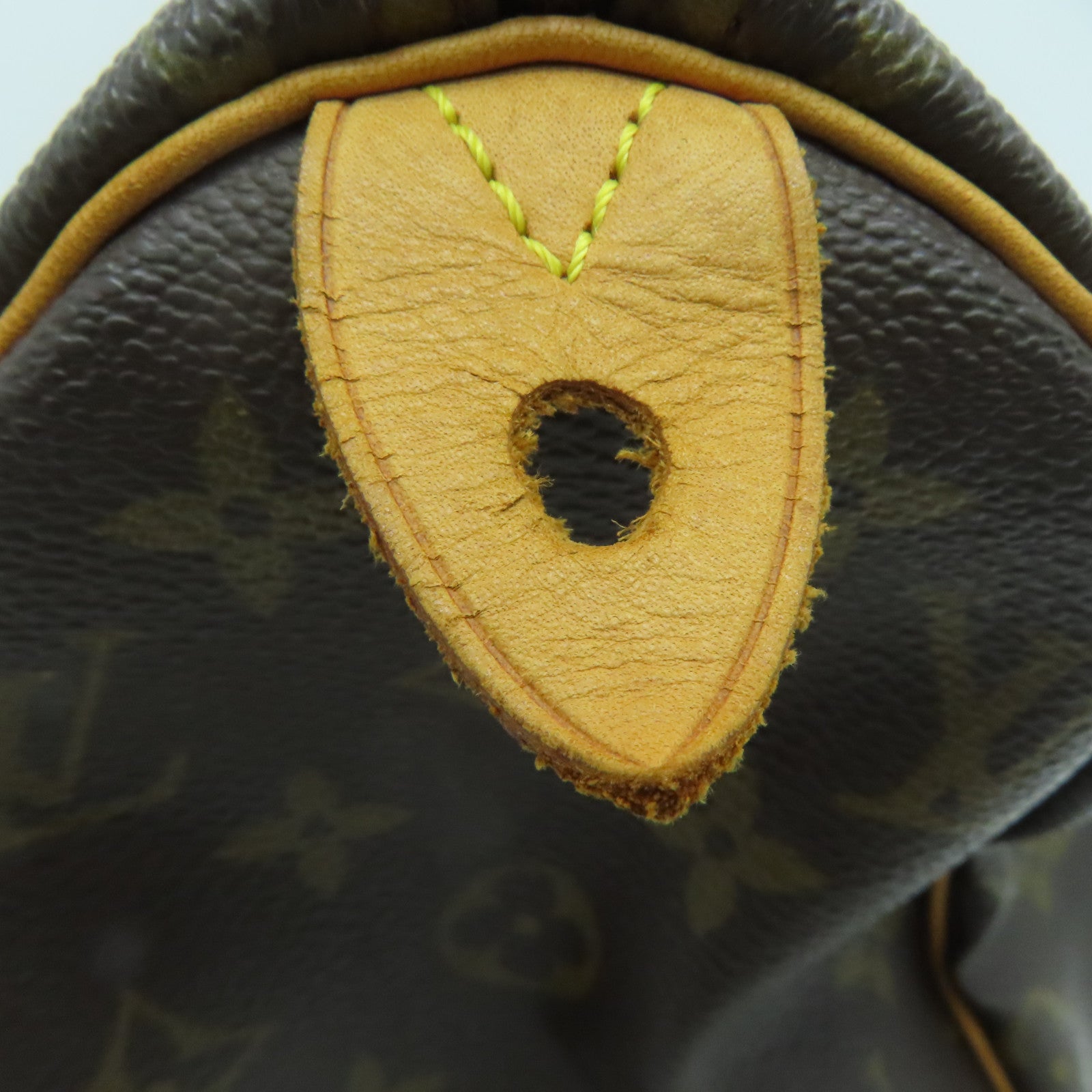 LOUIS VUITTON Monogram Speedy 25金扣手挽袋啡色