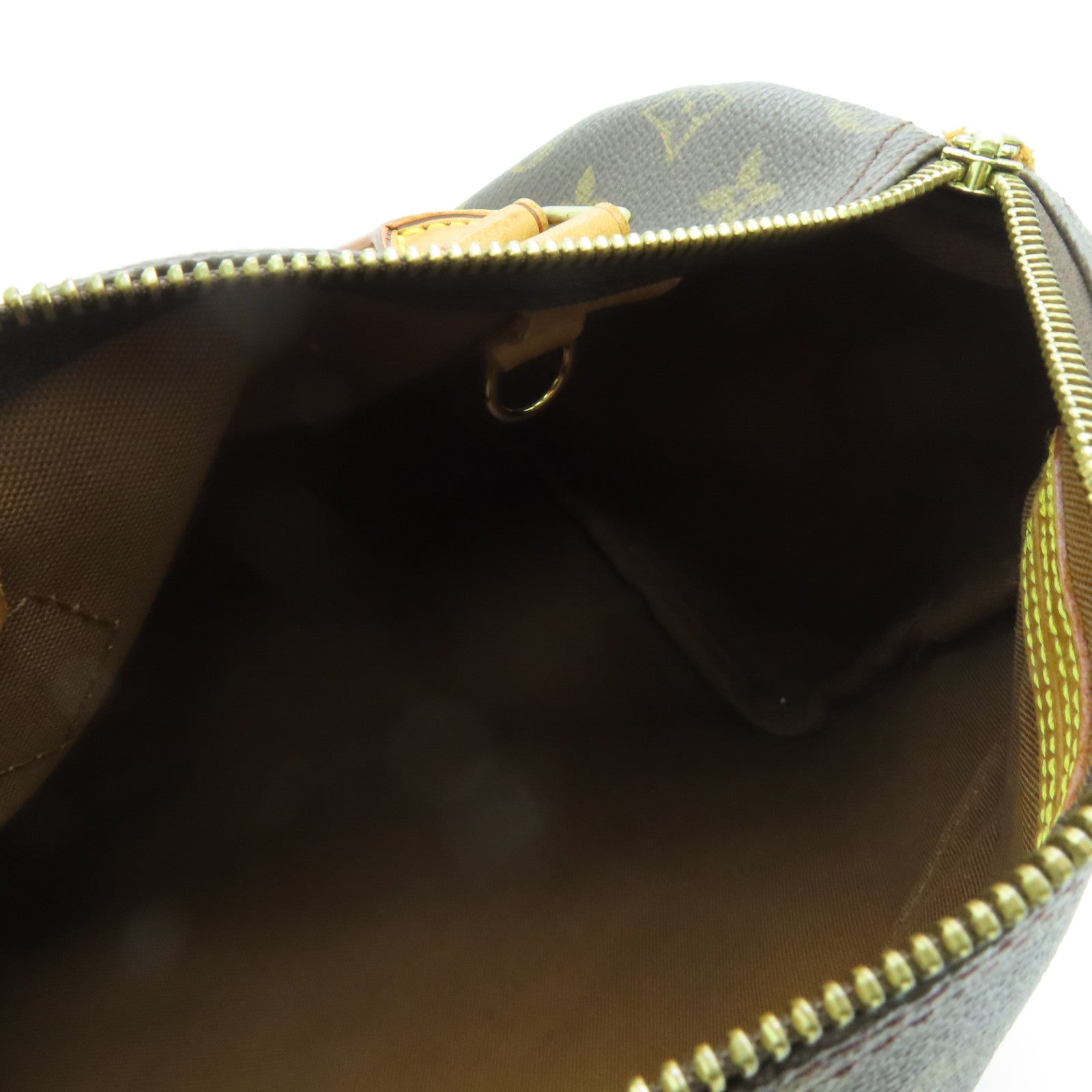 LOUIS VUITTON Monogram Speedy 25金扣手挽袋啡色