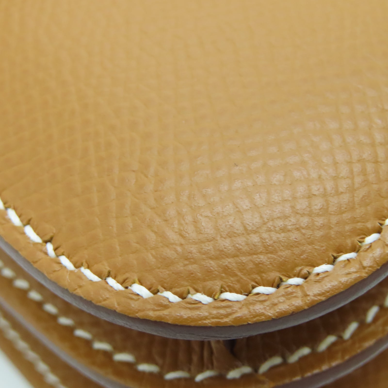 HERMES Veau Epsom皮革Constance Mini金扣肩背袋棕色